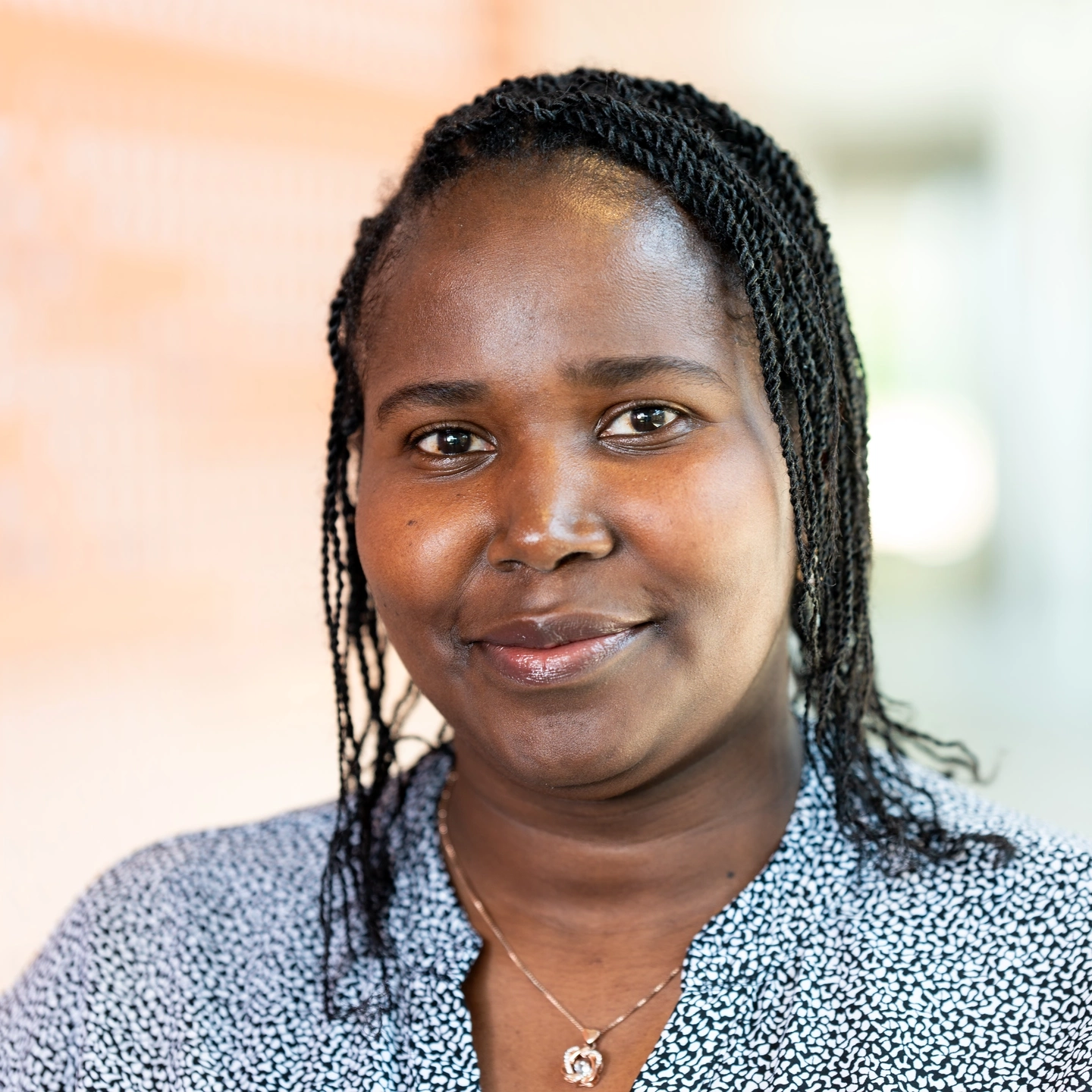 Portrait of Office of Research and Economic Development staff,  Beatrice Ndinda.