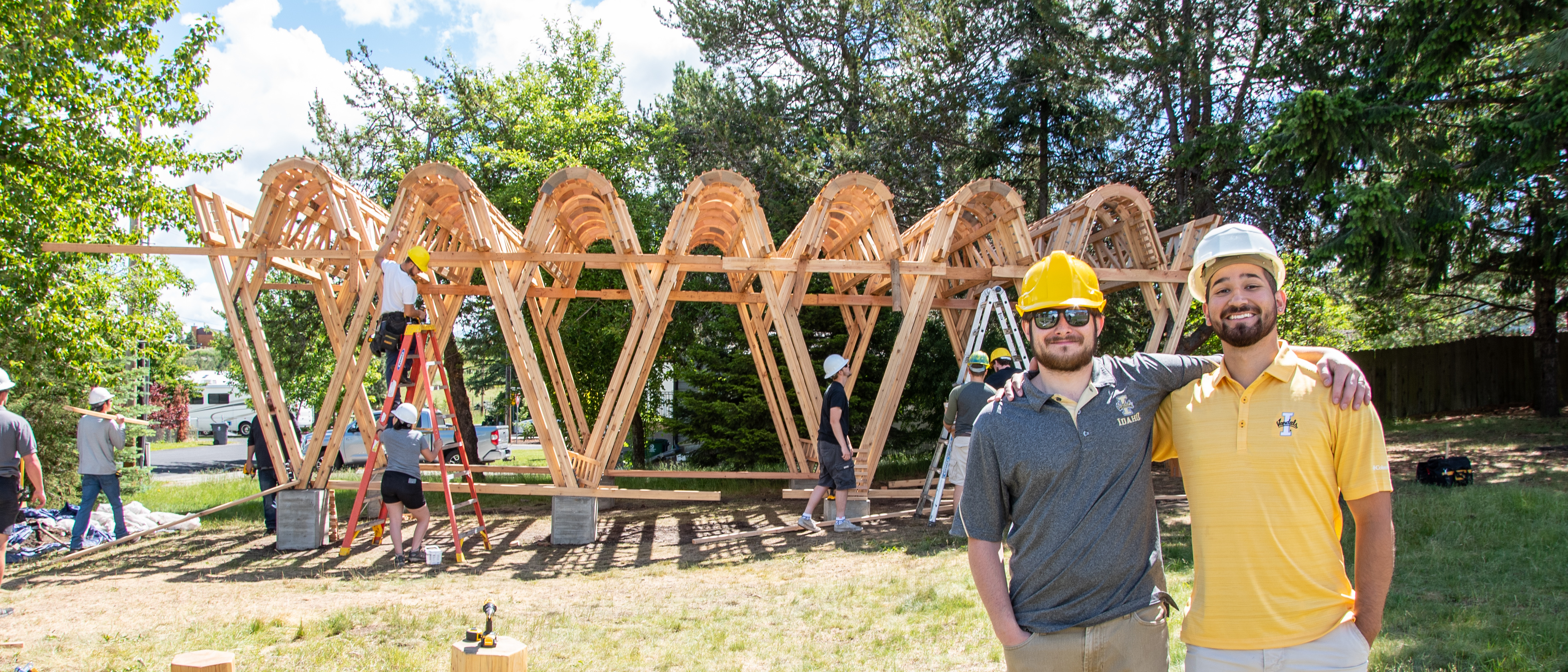 Design + Build erecting a building at McDonnel Elementary School