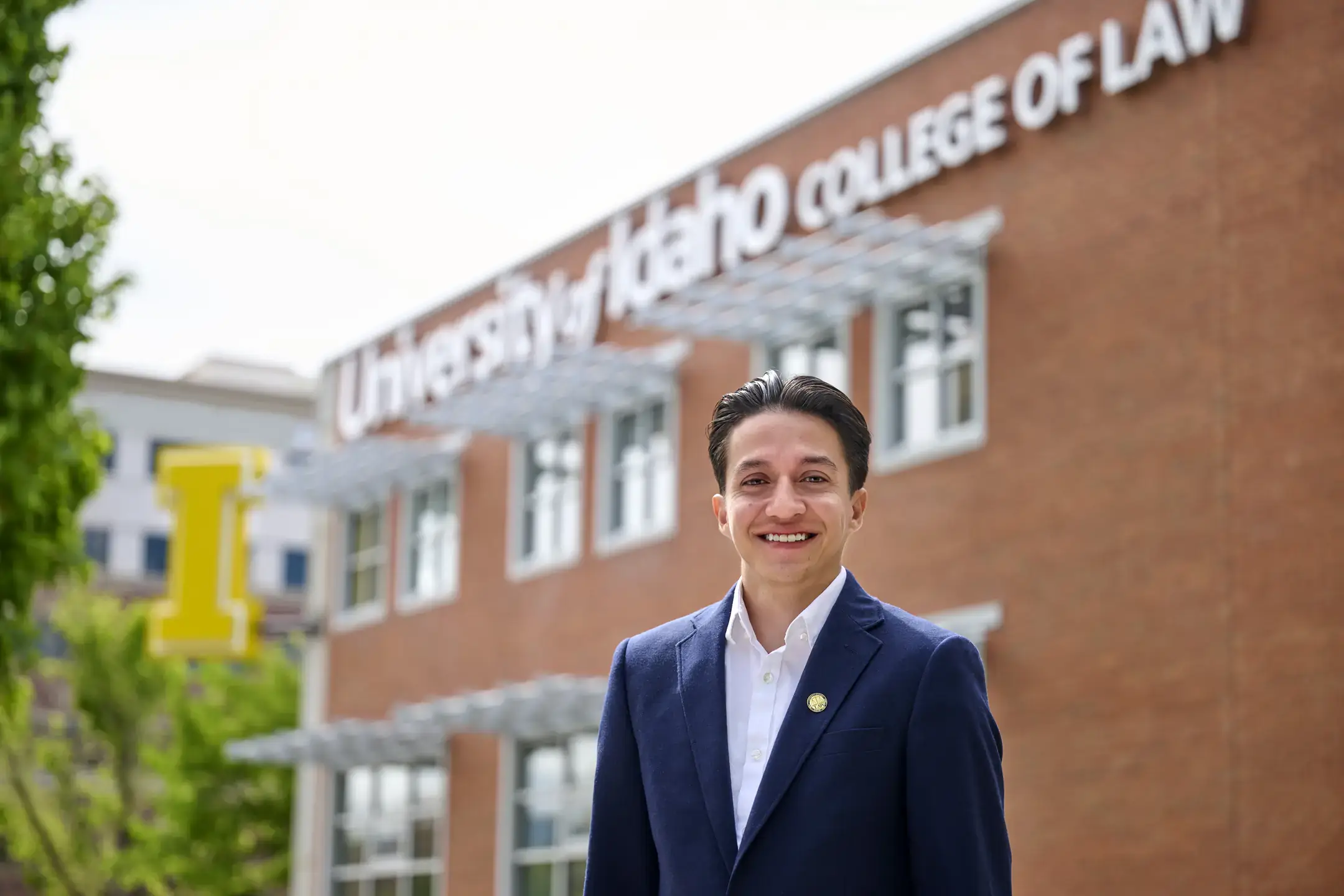 Business law with entrepreneurship emphasis College of Law Boise student Cruz Araujo.