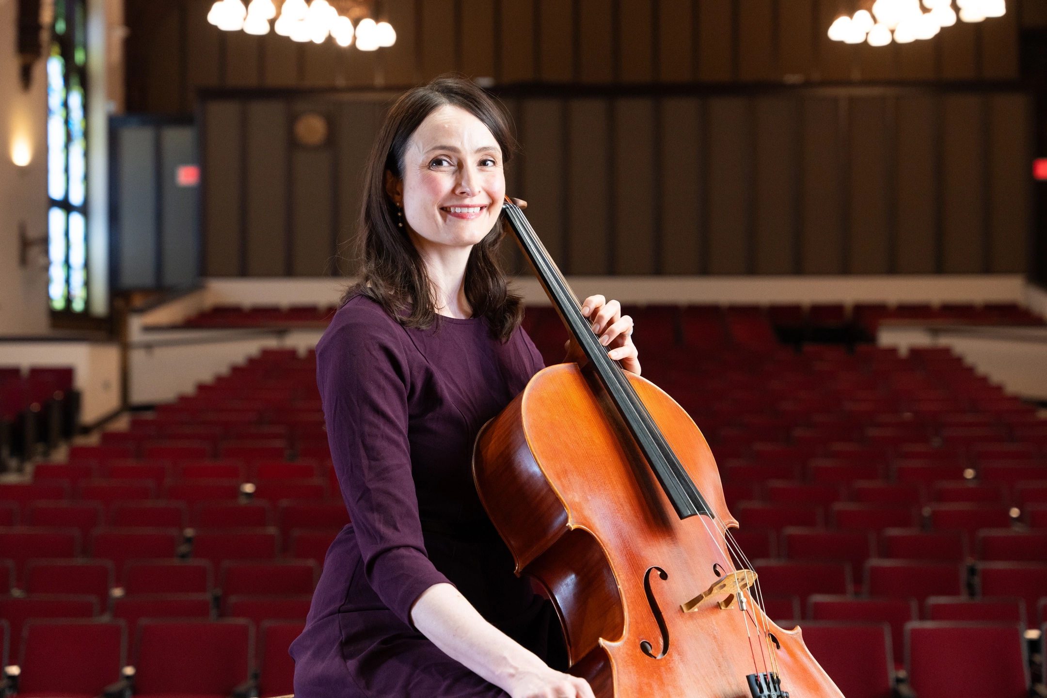 Miranda Wilson, professor of cello at the Lionel Hampton School of Music.