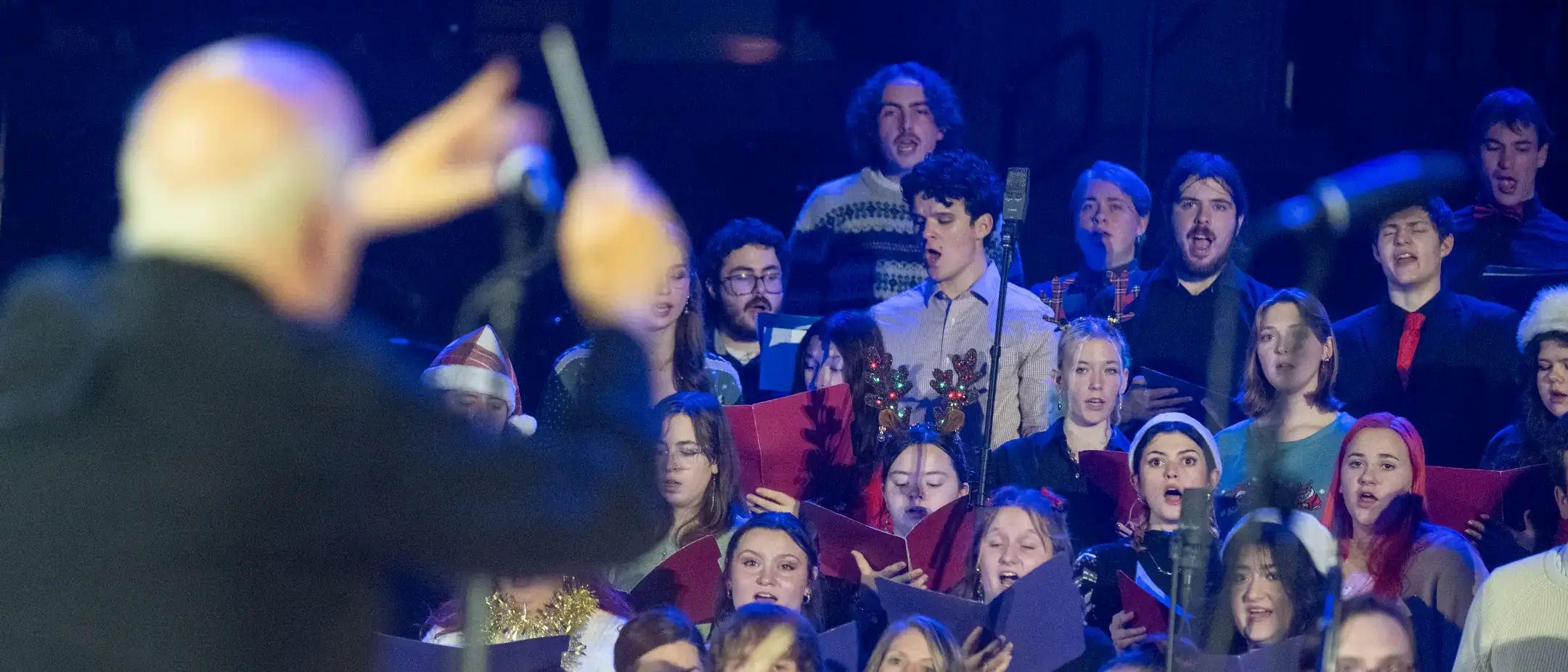 The Lionel Hampton School of Music’s annual Holiday Concert on Thursday, December 11, 2025 at ICCU Arena.