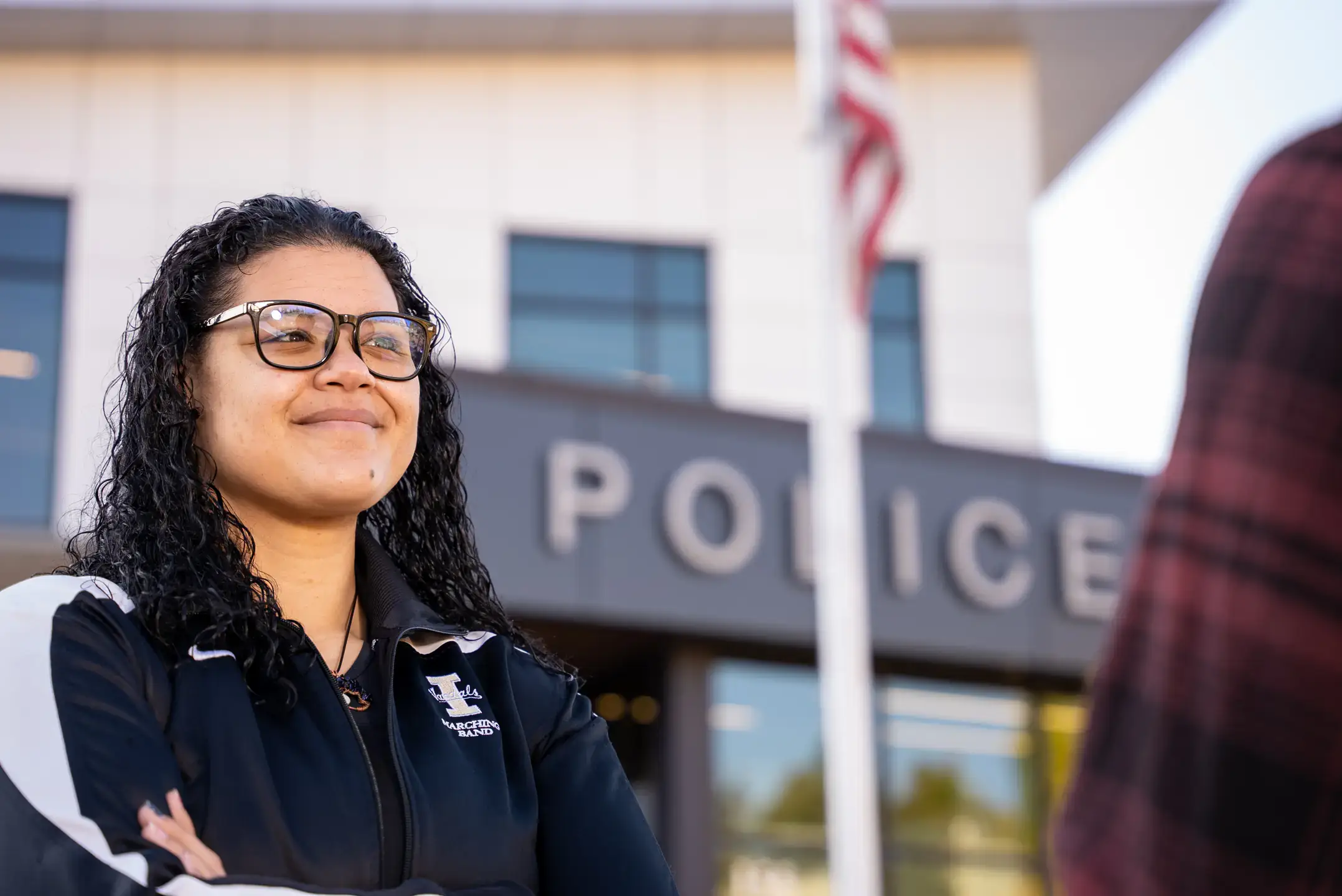 Student Bex Riehm goes on ride-alongs with Moscow Police Department and is a member of the Citizens Police Academy will graduate next spring with a criminology and psych degree