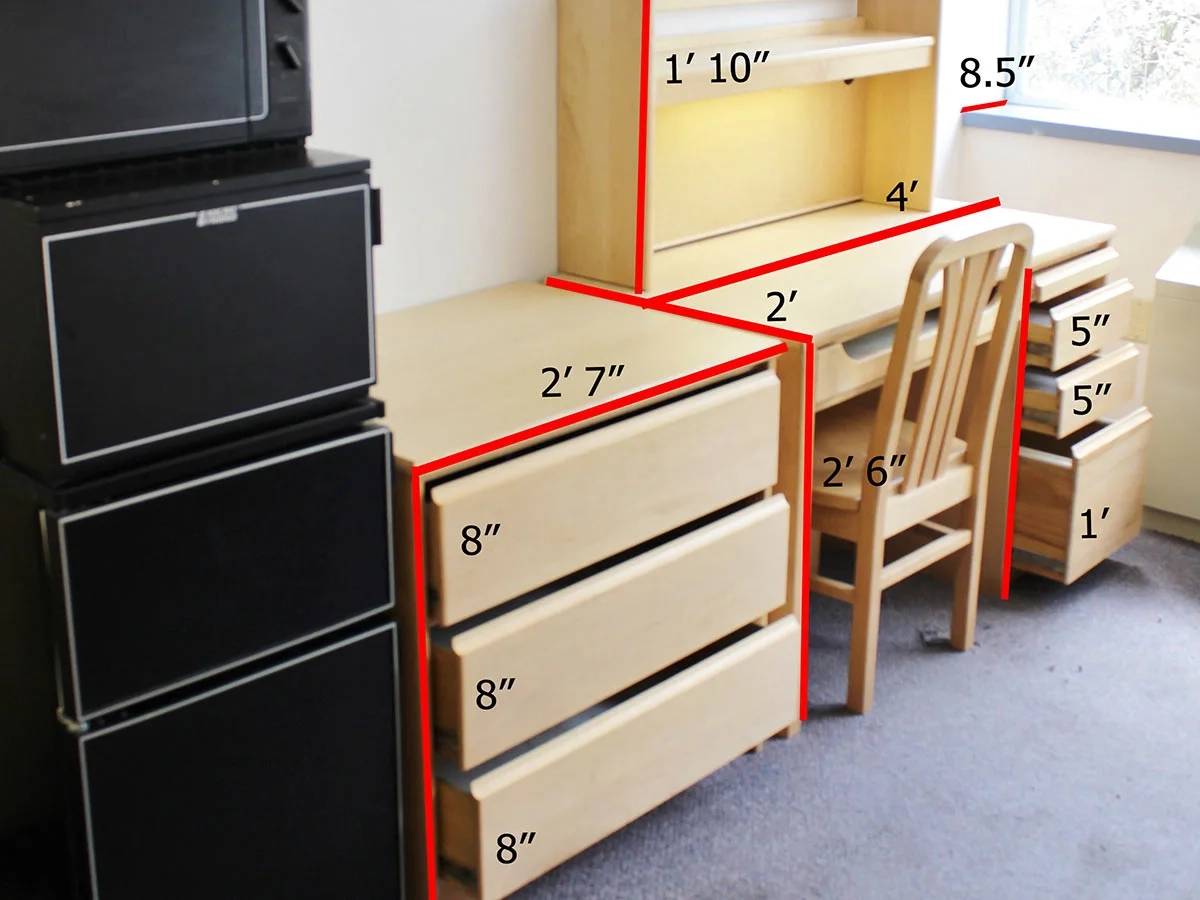 Contact us for assistance with McConnell Hall furniture dimensions