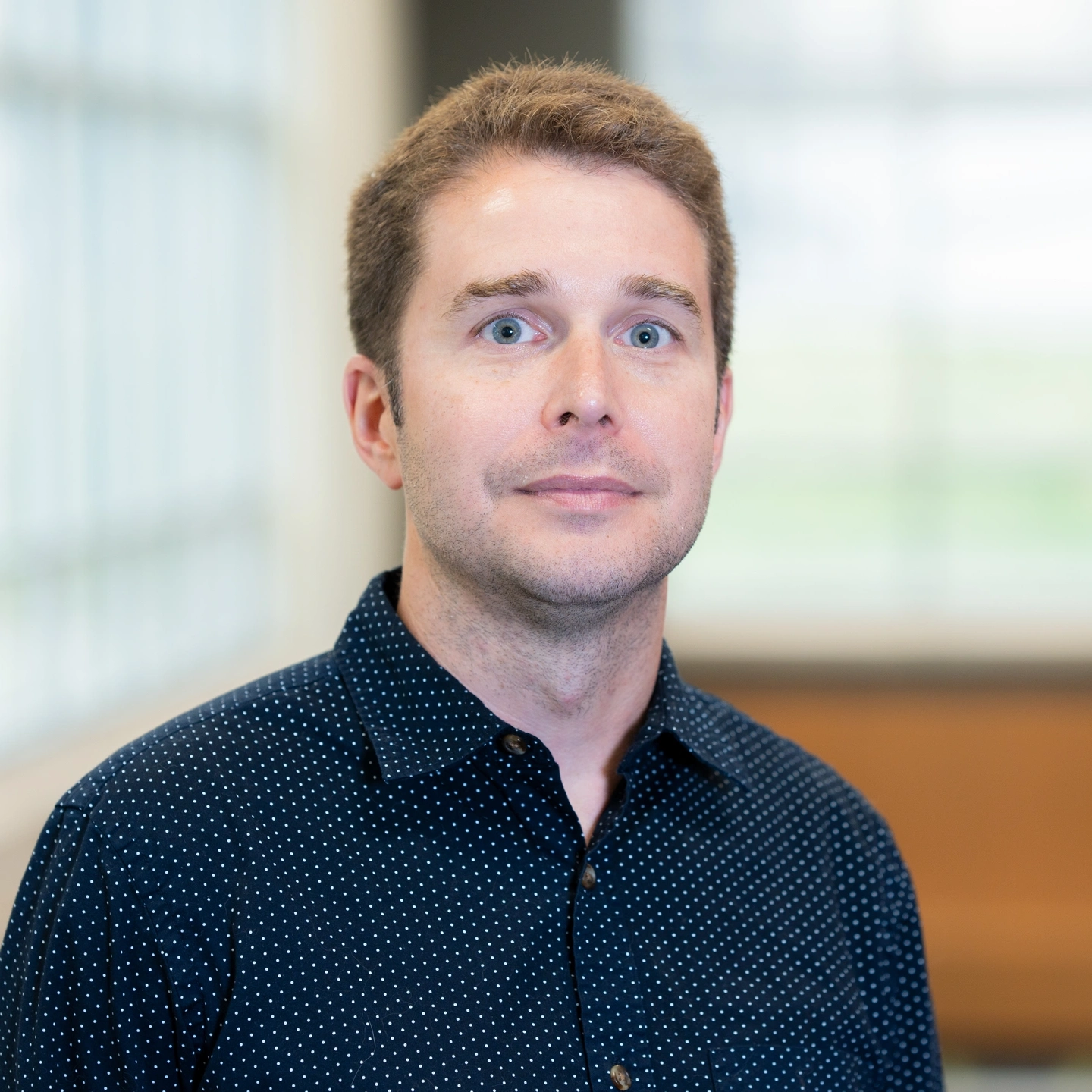 Portrait of Professor in Journalism and Mass Media at the University of Idaho, Russell Meeuf.