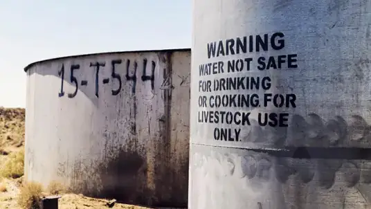 Water is not safe for drinking or cooking