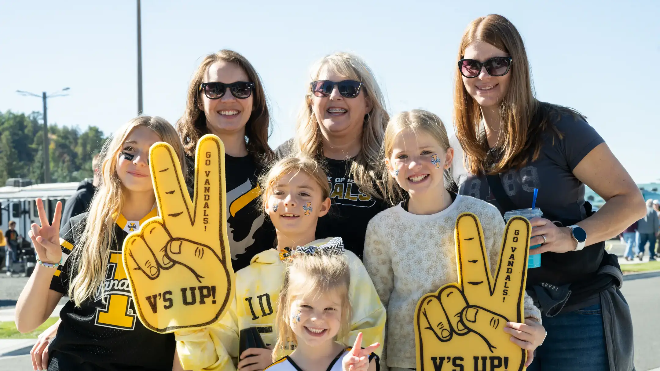 Homecoming 2024 tailgate party on the ICCU Plaza.