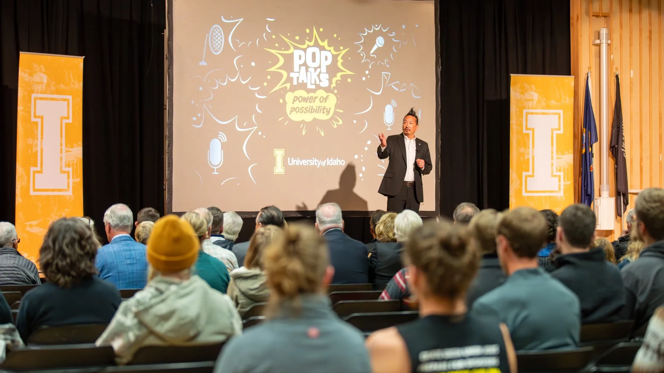 POP Talks 2024 showcases University of Idaho research through engaging, bite-sized presentations in the Bruce M. Pitman Center International Ballroom.