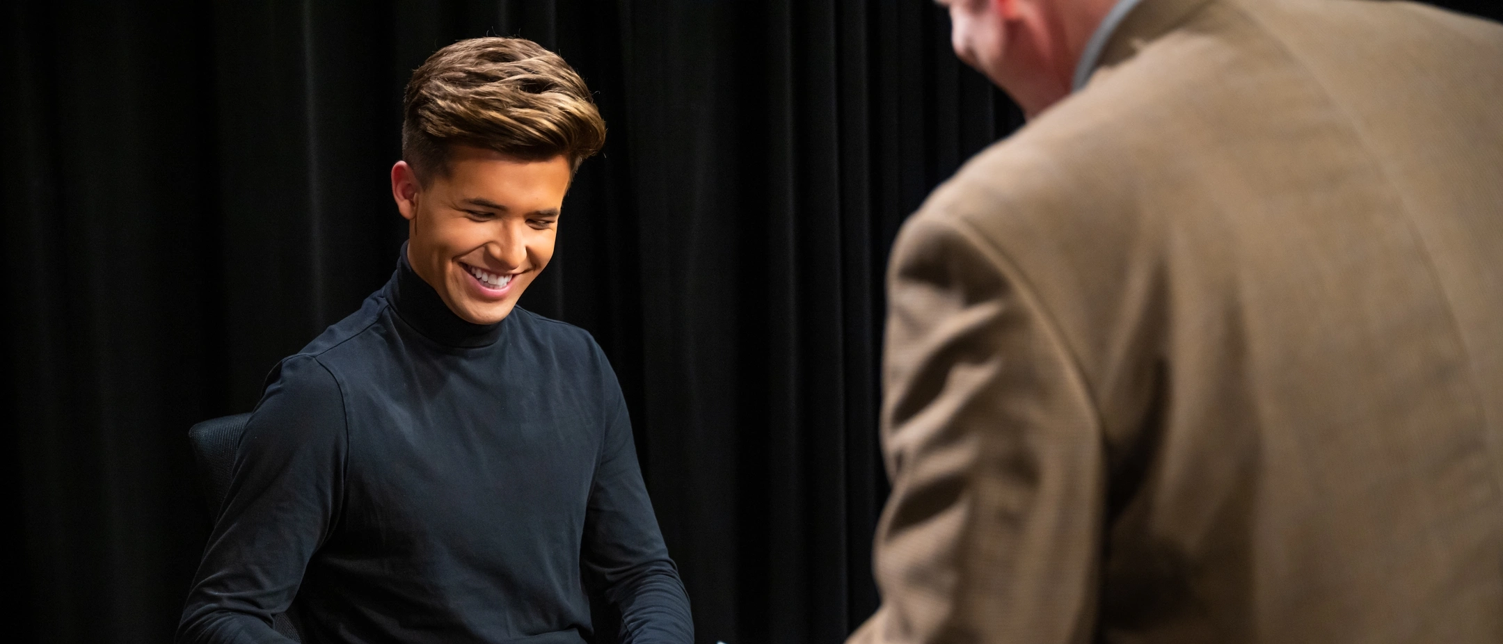 John Webb is a high-profile senior in JAMM who was recently hired by KQ6NEWS in Spokane. He is from Wallace and spent his 4 years at U of I honing his broadcast skills, doing many internships and landing the job he wanted at a Spokane station.