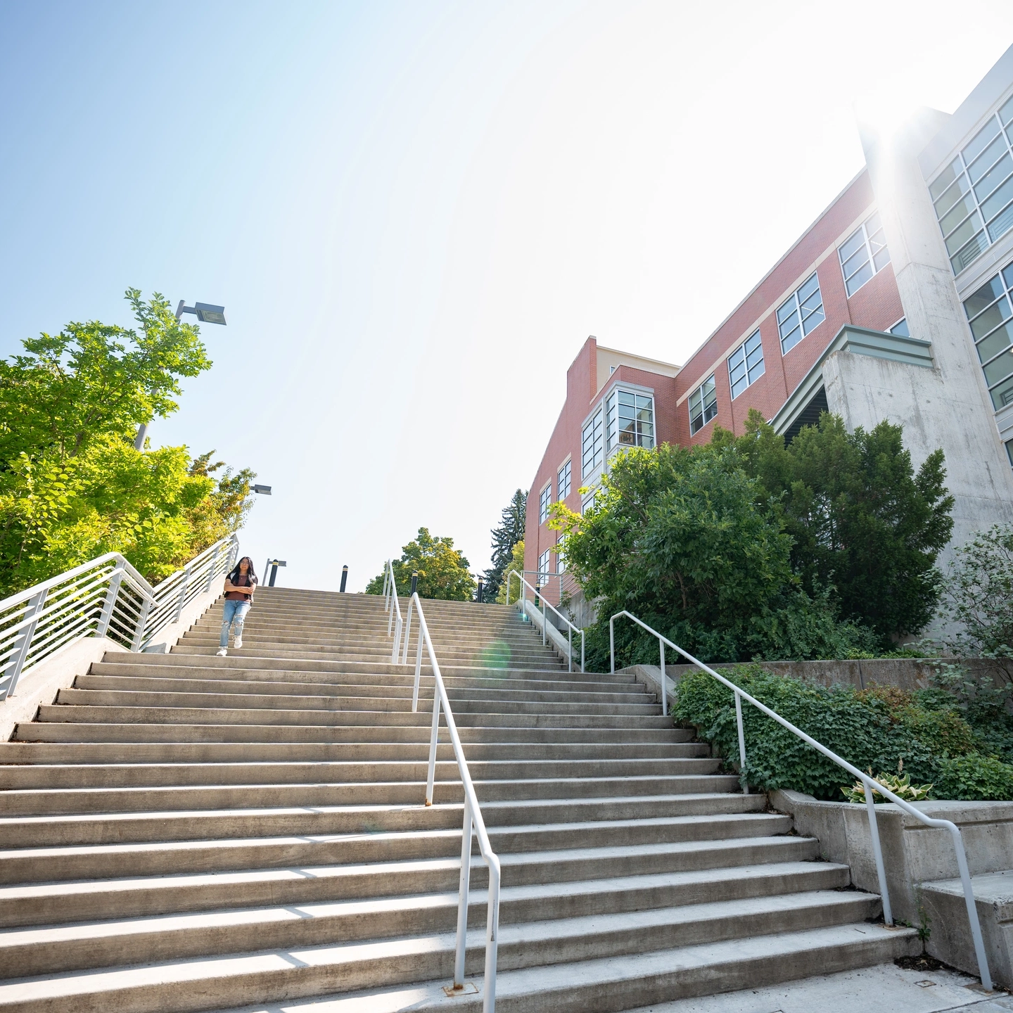 University of Idaho Moscow campus photos in the Summer. Palouse seasonal summer photography