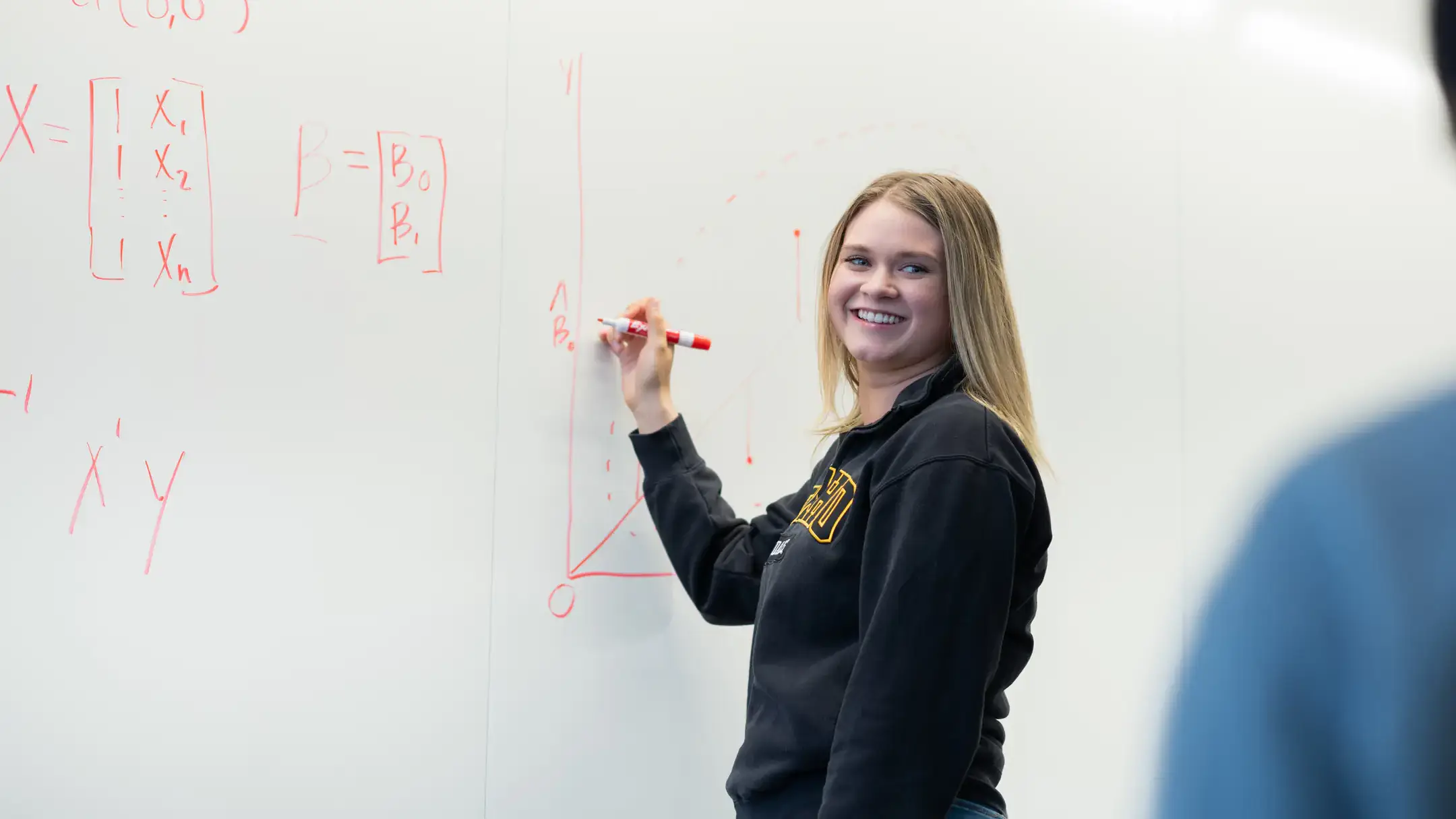 Stock photos of Mathematics students at the IRIC