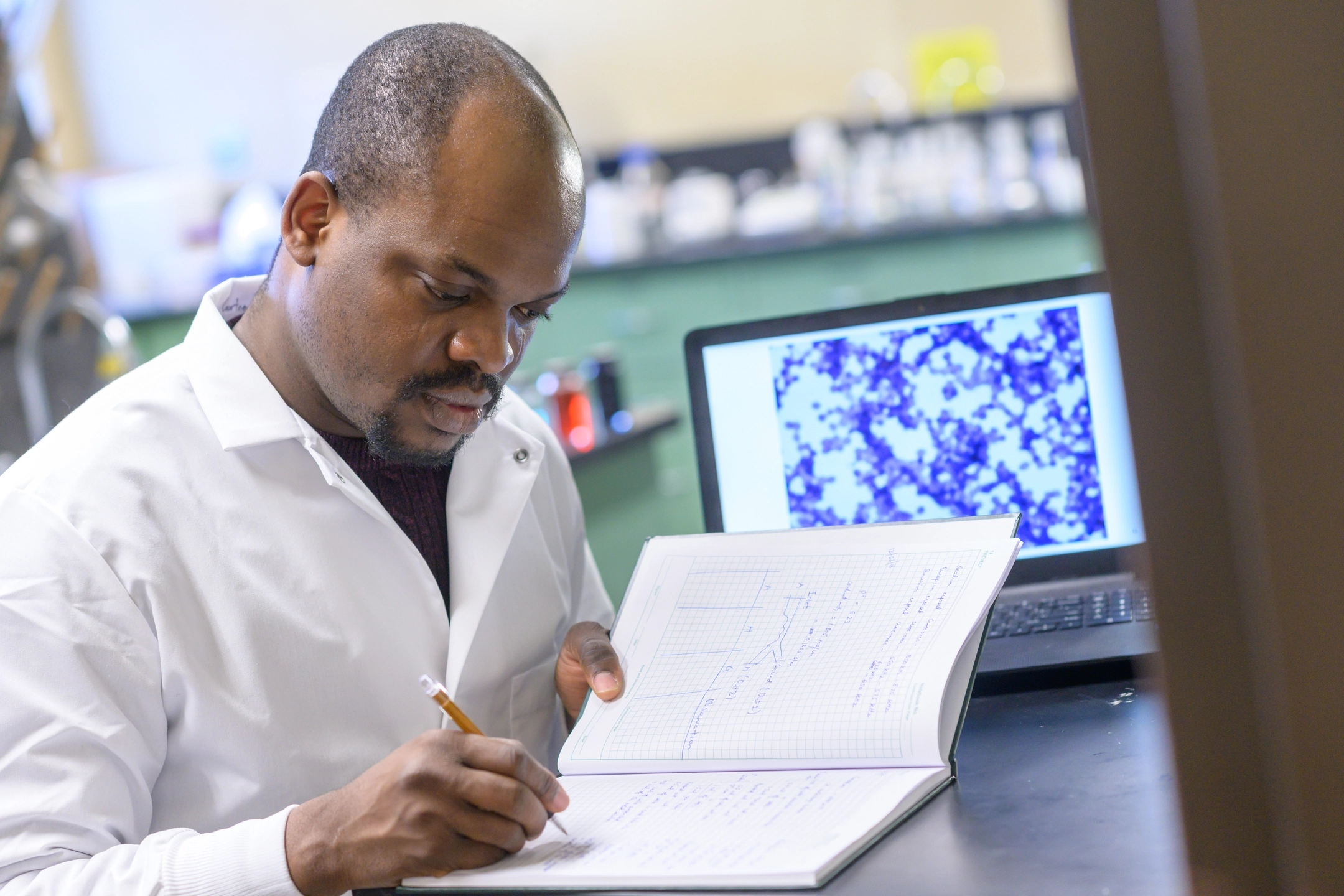 Ezekiel Adekanmbi, innovation month feature for research to identify bebesiosis, a microorganism so often misidentified as malaria, and Lyme disease in early stages