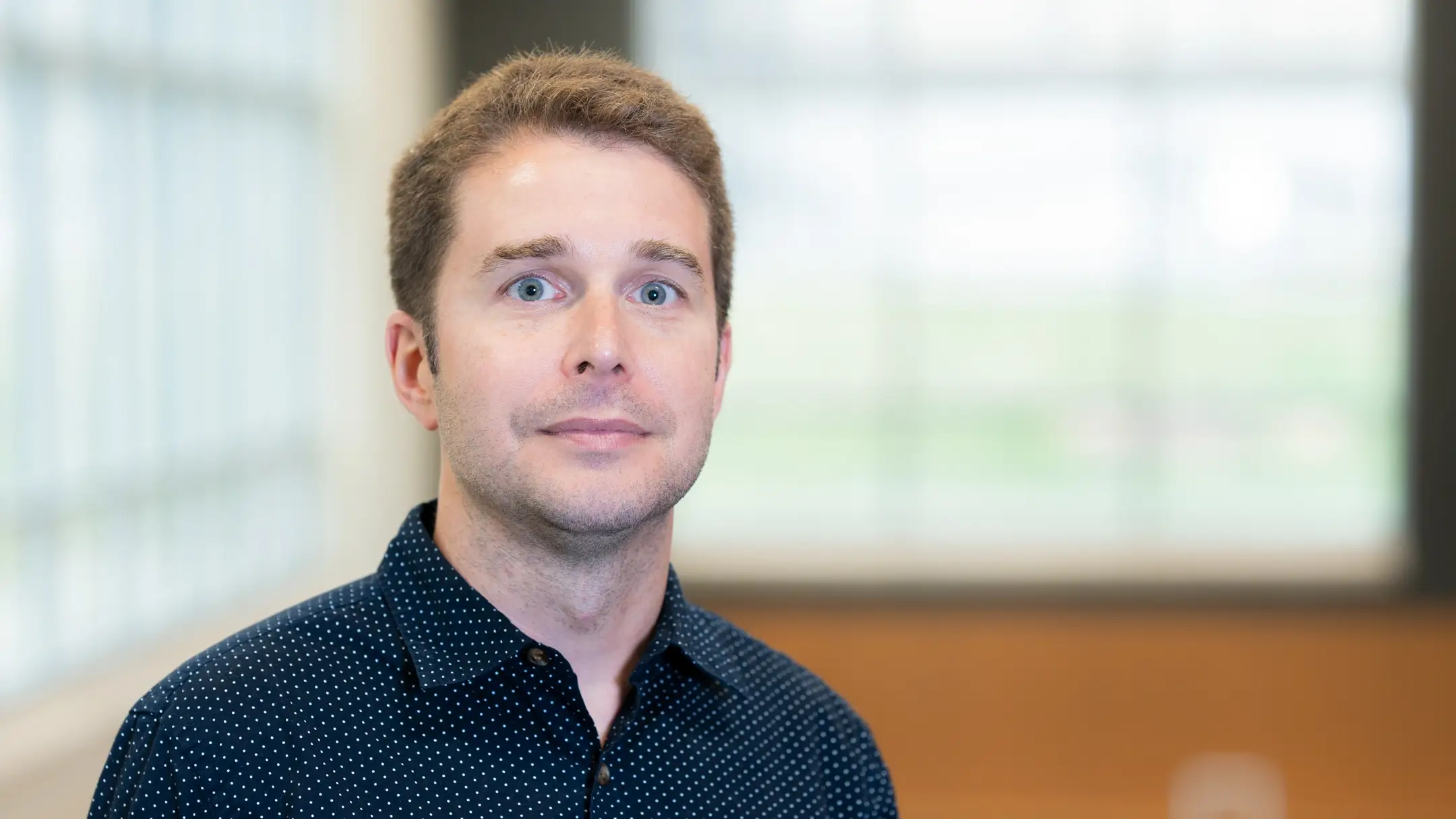 Portrait of Professor in Journalism and Mass Media at the University of Idaho, Russell Meeuf.