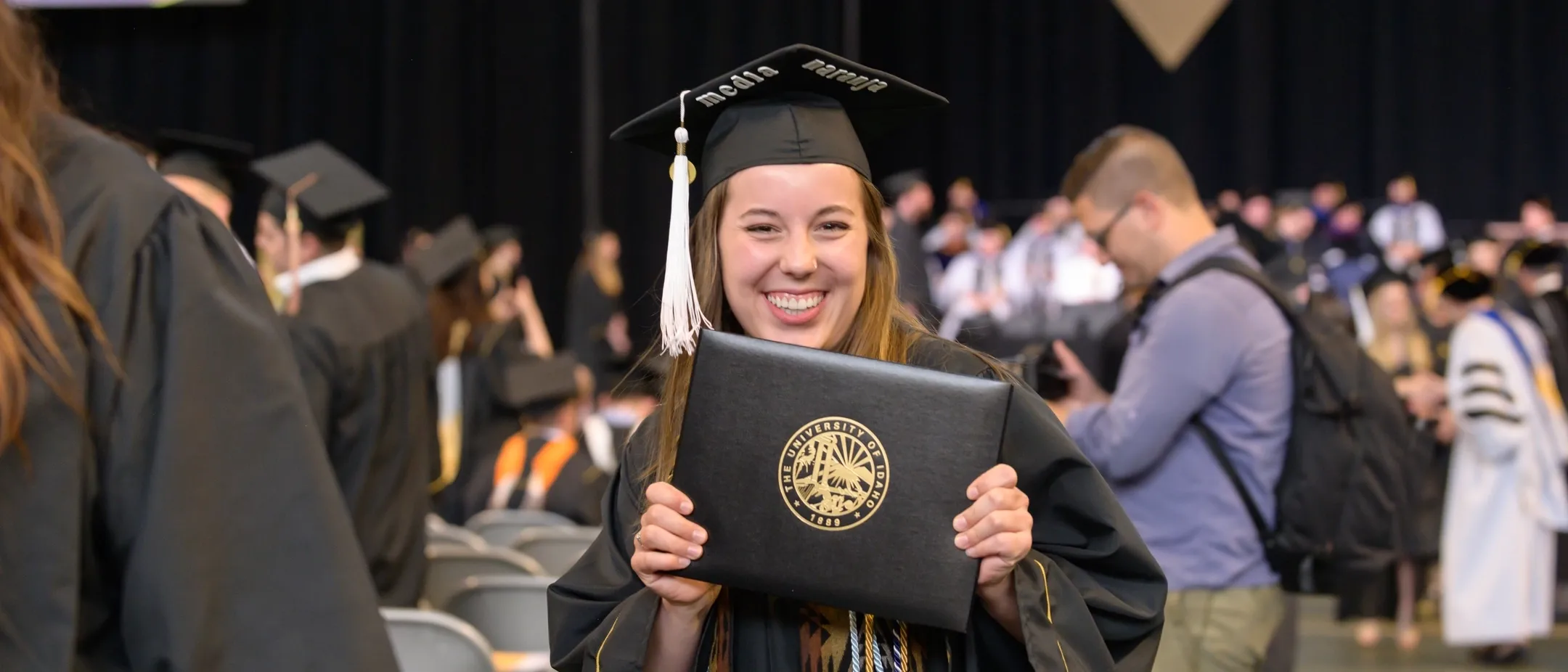 Spring commencement processional and ceremony 2019