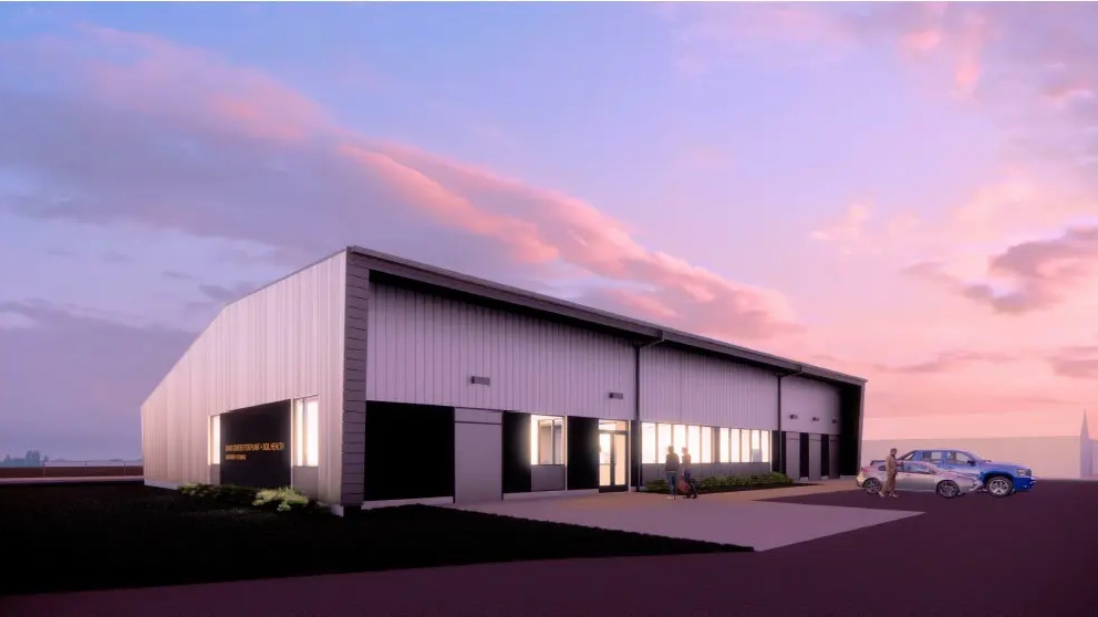 Mockup building for the Idaho Center for Plant and Soil Health, new facility figure