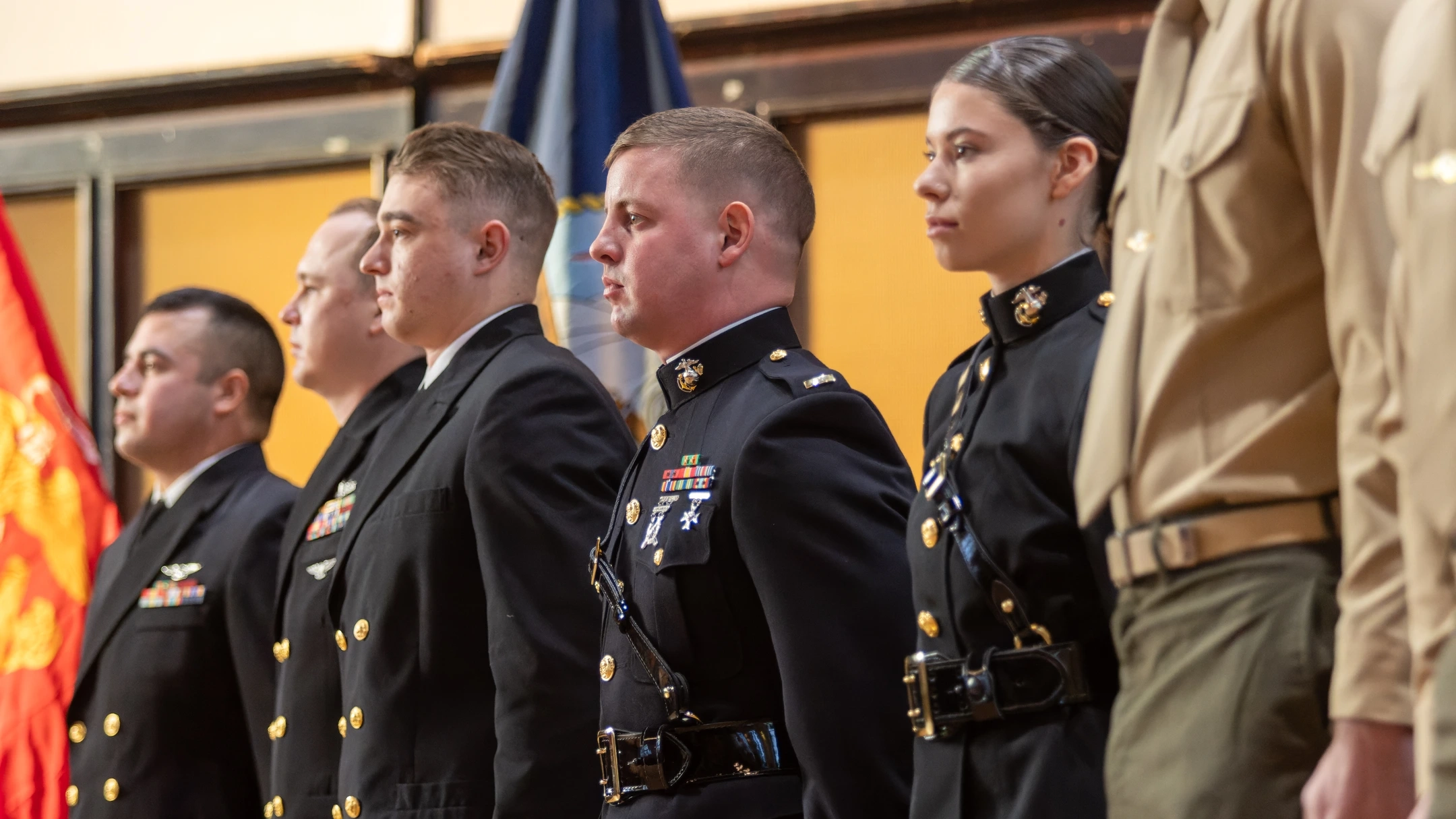 NROTC Fall Commissioning Ceremony in the Administration Building Auditorium December 8th, 2023.