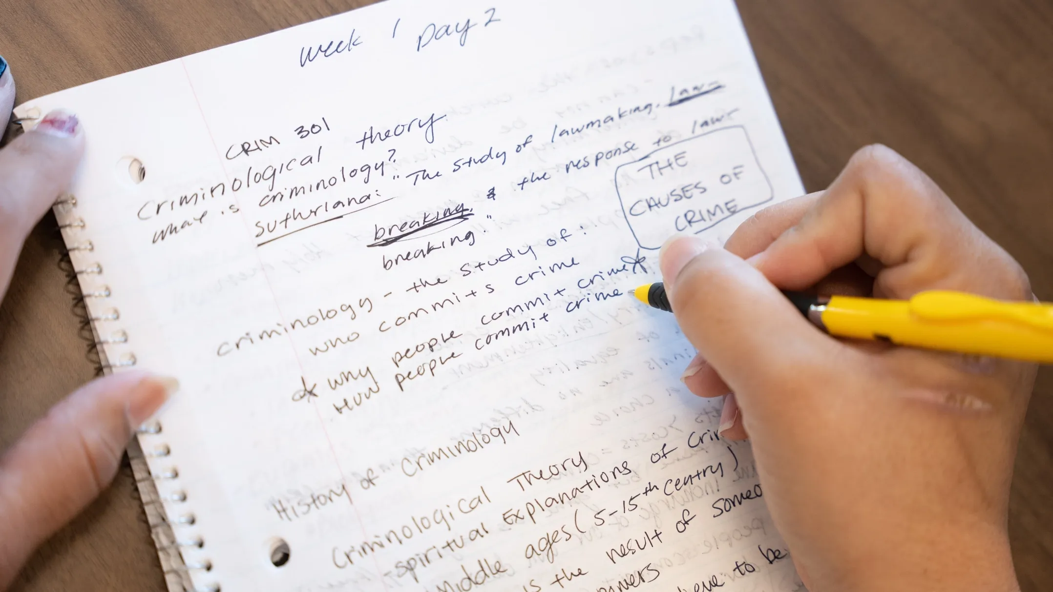 Student Bex Riehm goes on ride-alongs with Moscow Police Department and is a member of the Citizens Police Academy will graduate next spring with a criminology and psych degree