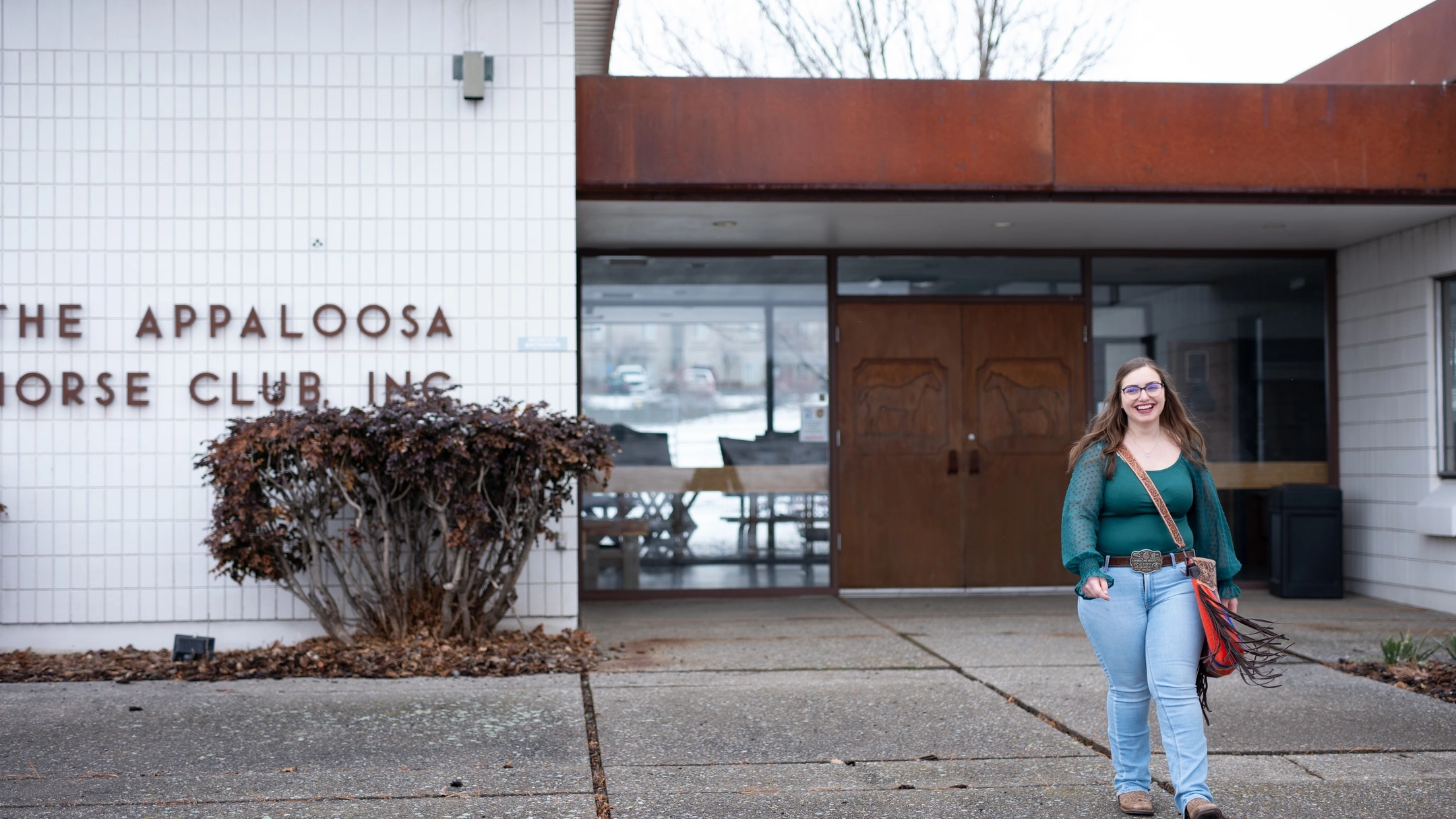 University of Idaho Student Hannah Ruth Pettyjohn working as an intern at the Appaloosa Horse Club and Museum