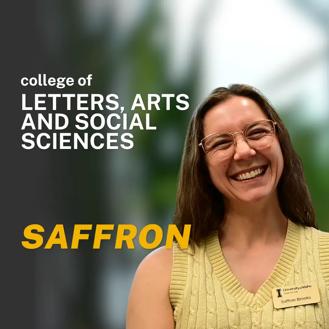 Meet the team: Saffron Brooks, helping College of Letters, Arts and Social Sciences students.