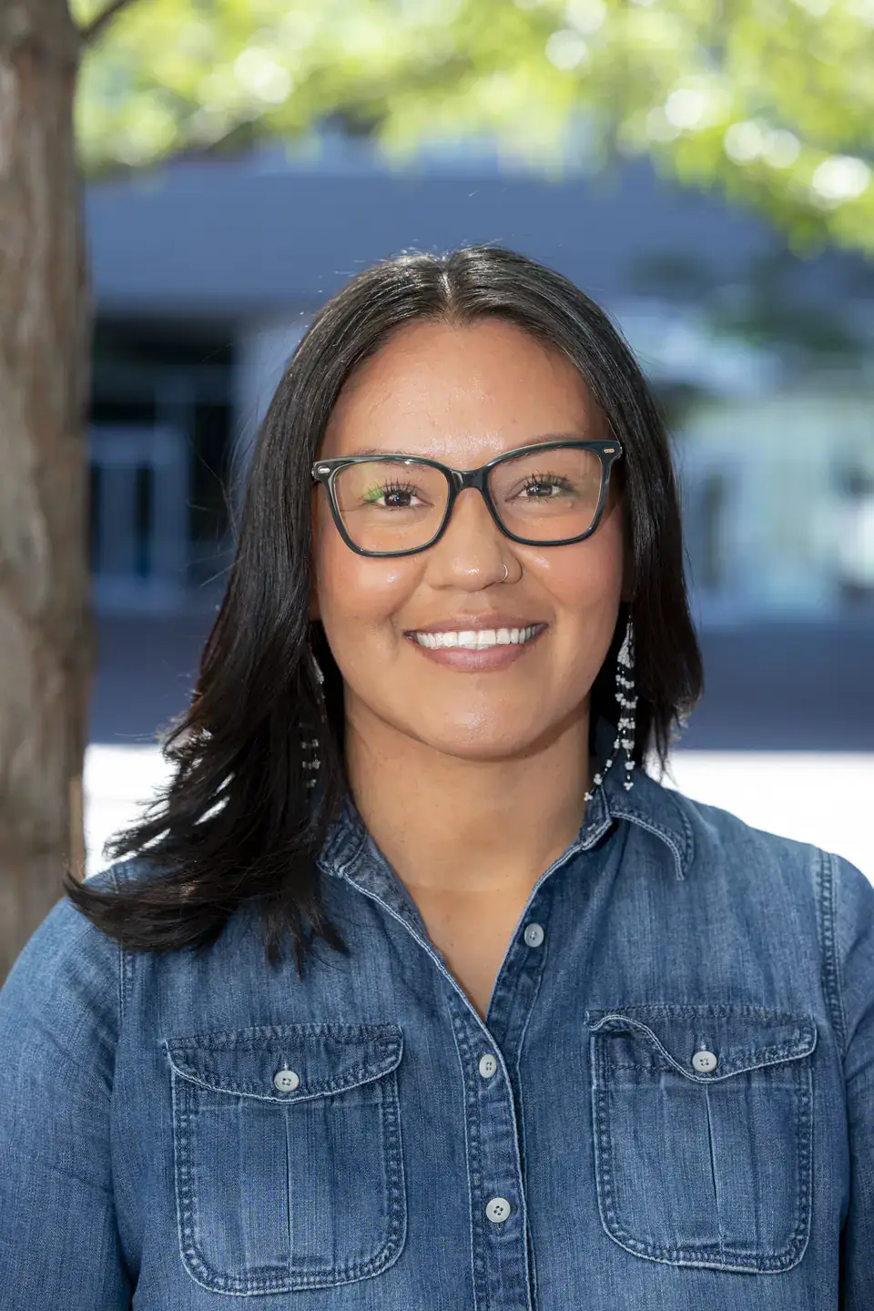 Portrait of Fredina Tapaha, a student in the Masters in Educational Leadership program, on August 5, 2025.