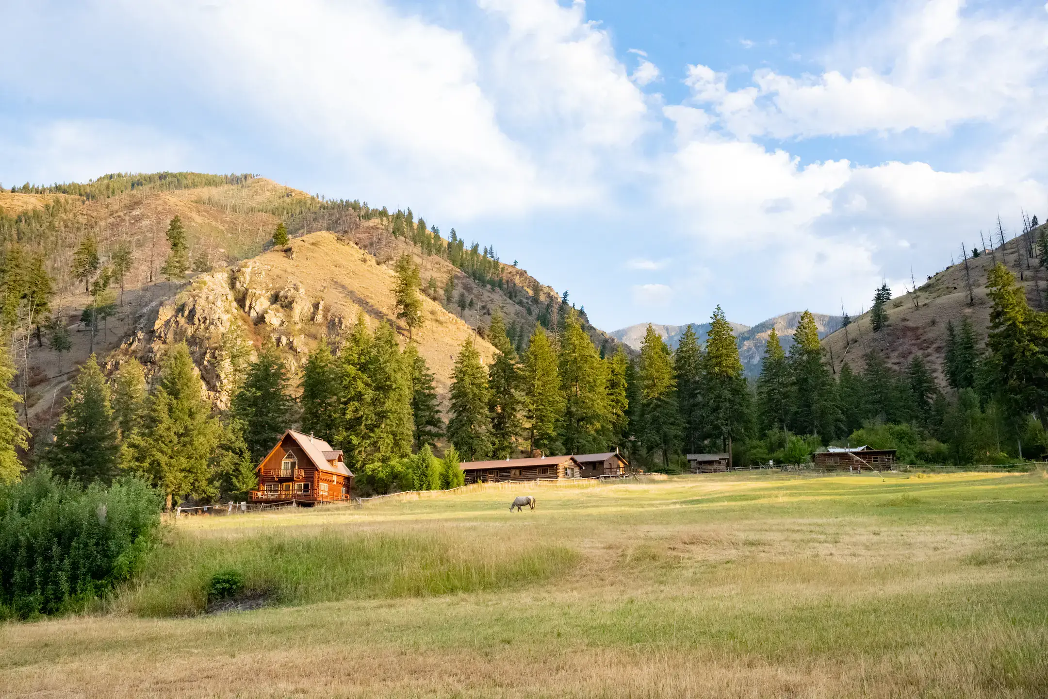Taylor Wilderness Research Station in the Frank Church Wilderness of No Return.