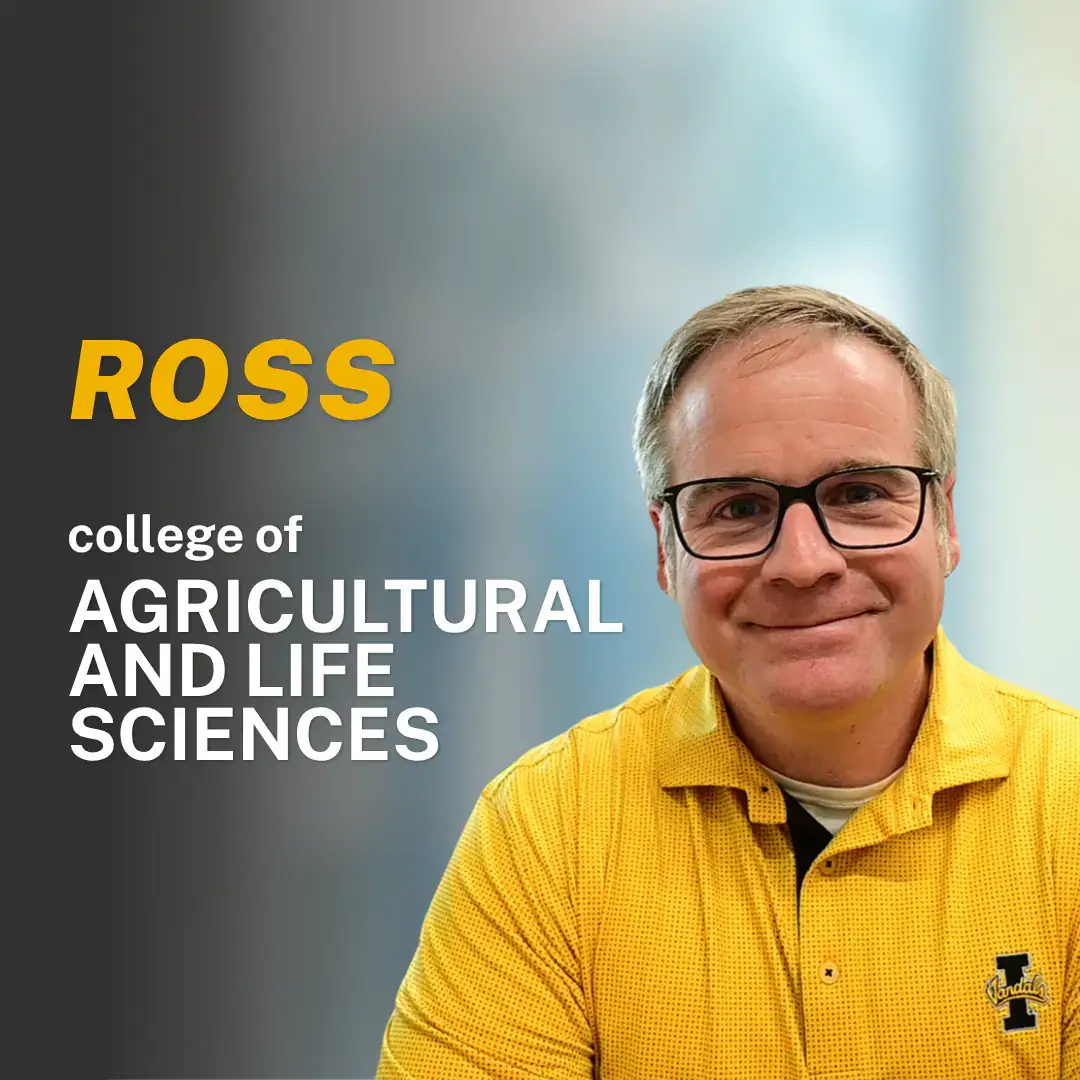 Meet the team: Ross Warren, helping College of Agricultural and Life Sciences students.