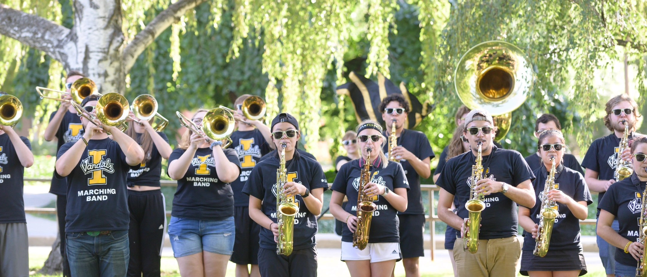 Week of welcome pep rally, vandal walk, and president's BBQ