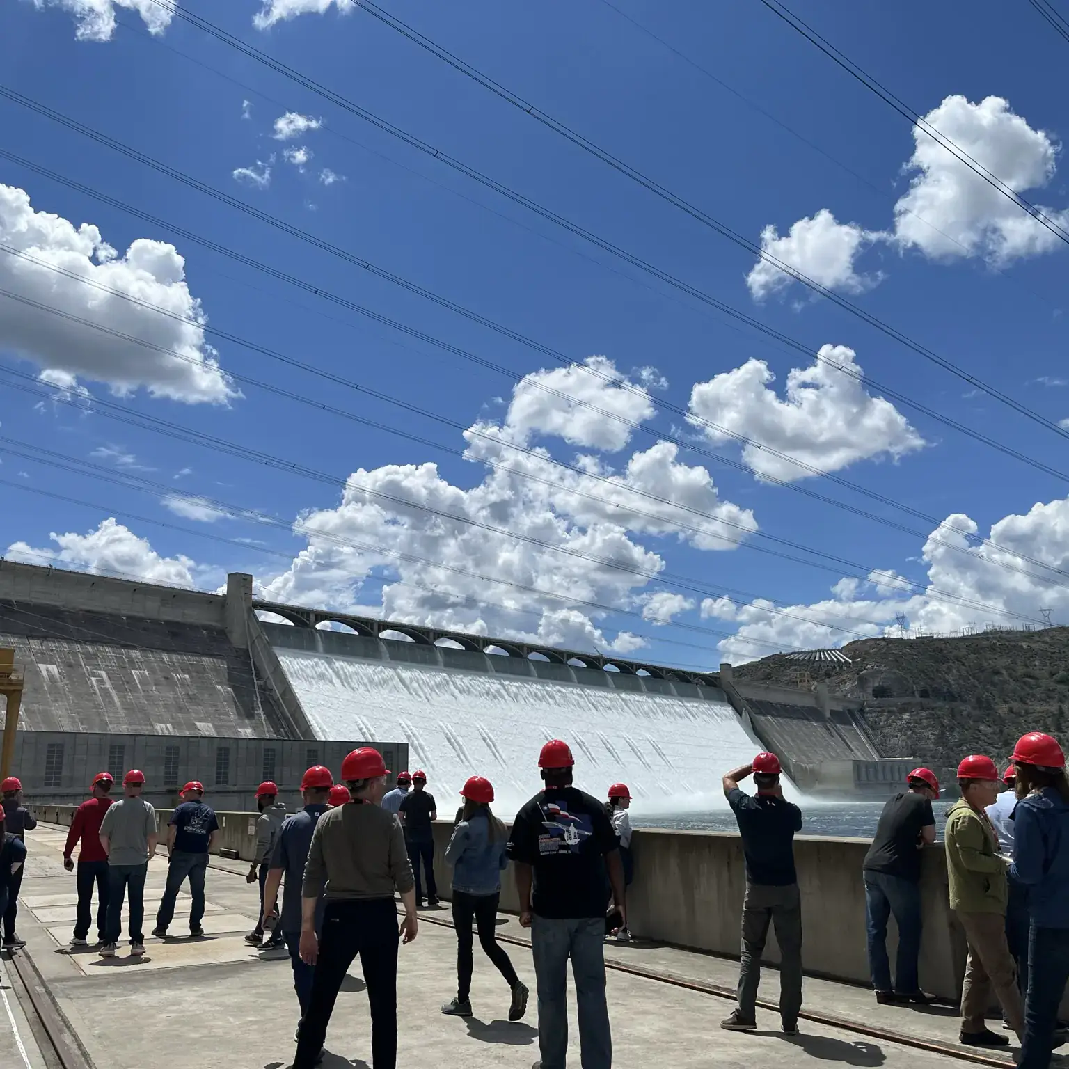 The Grand Coulee Dam in Nevada.