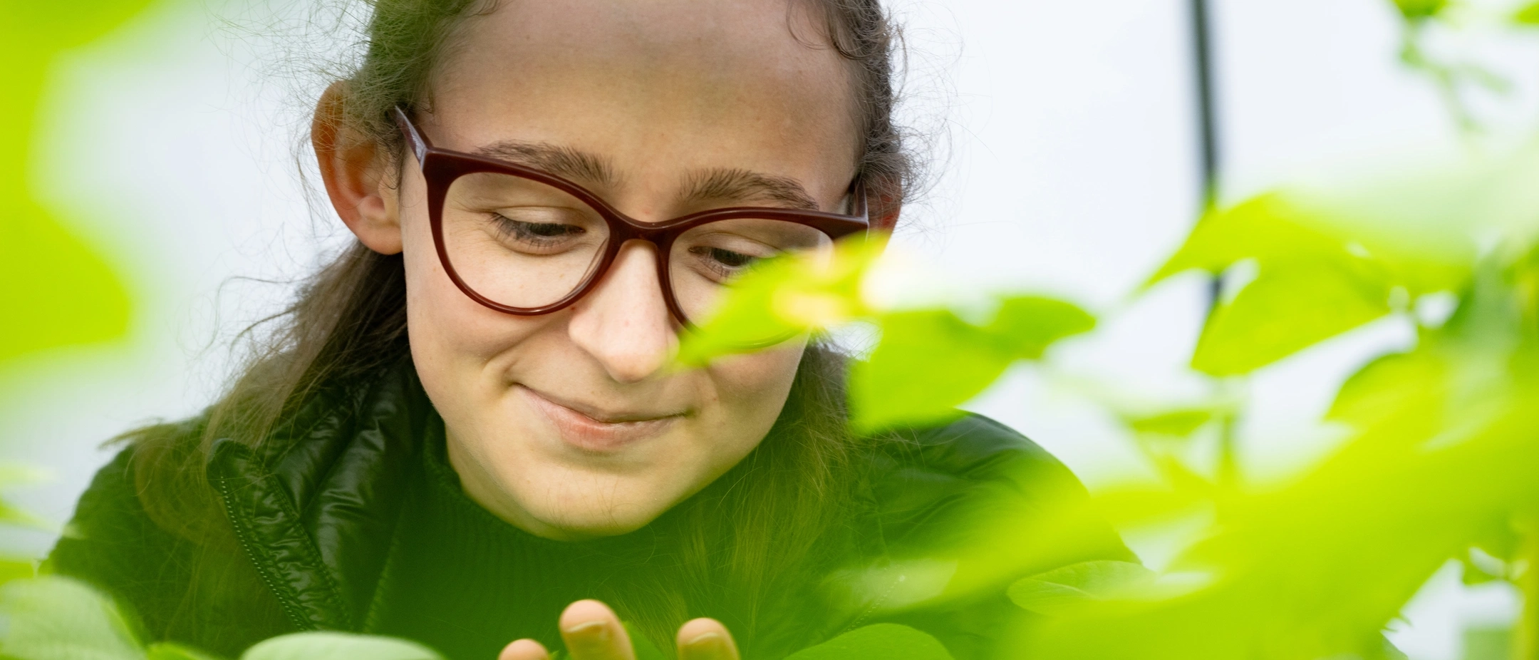 Myla Crites graduation feature.  Myla is graduating in December with a degree in horticulture and urban agriculture and will begin a job at Helena Chemical in Pullman.
