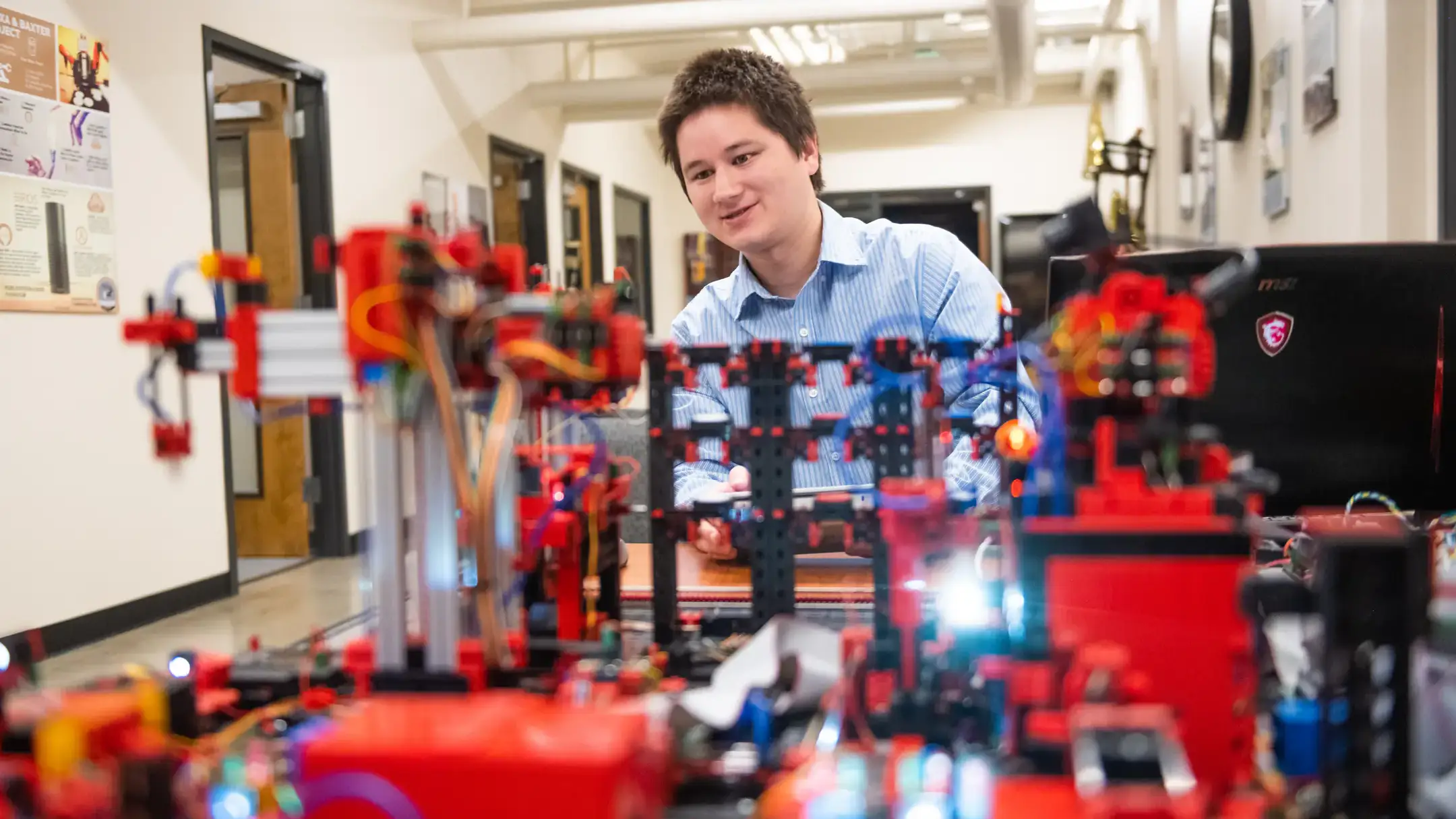 University of Idaho Coeur D'Alene students in the Innovation Den downtown