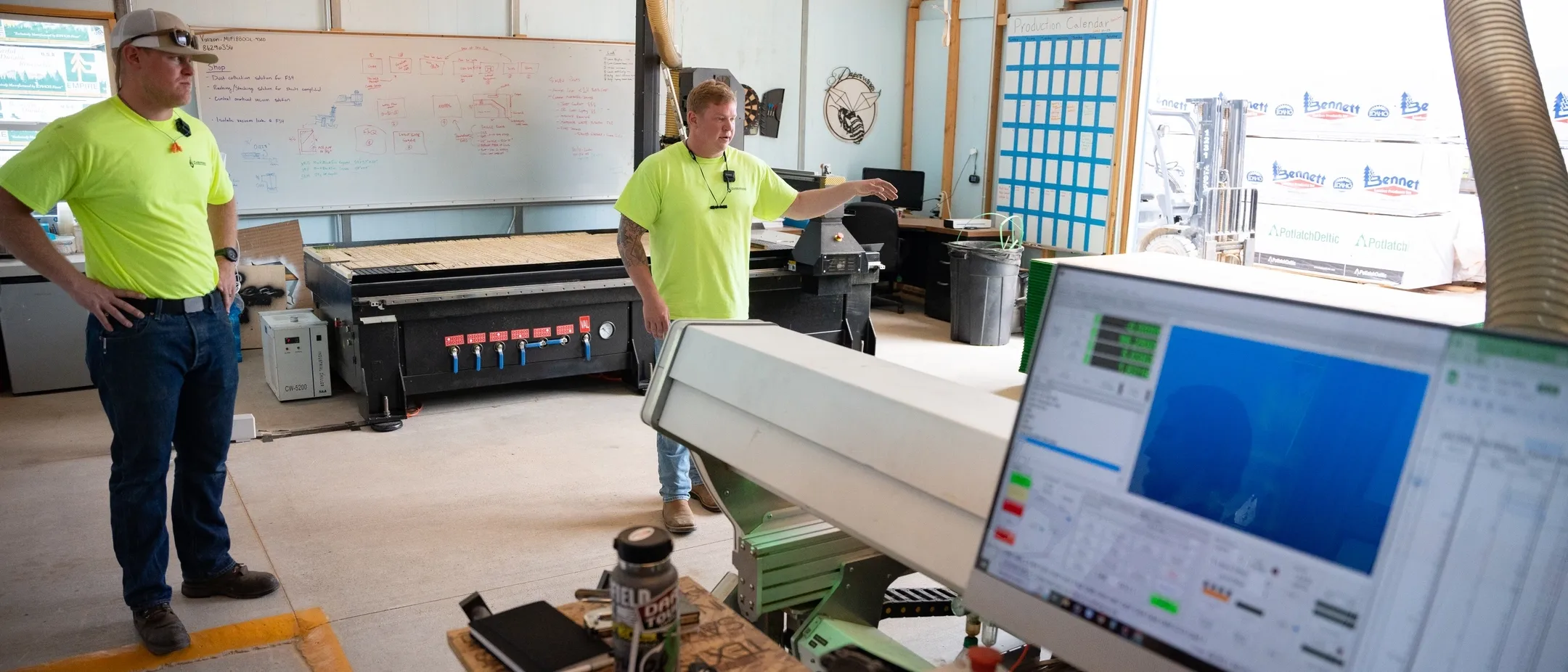 Boise alumni business, Flashpoint Building Systems, has a process that simplifies construction. Laser-etching housing outlines onto sub-flooring so the builders can Lego their way to build a building. The alumni are working with U of I professors to test their product.