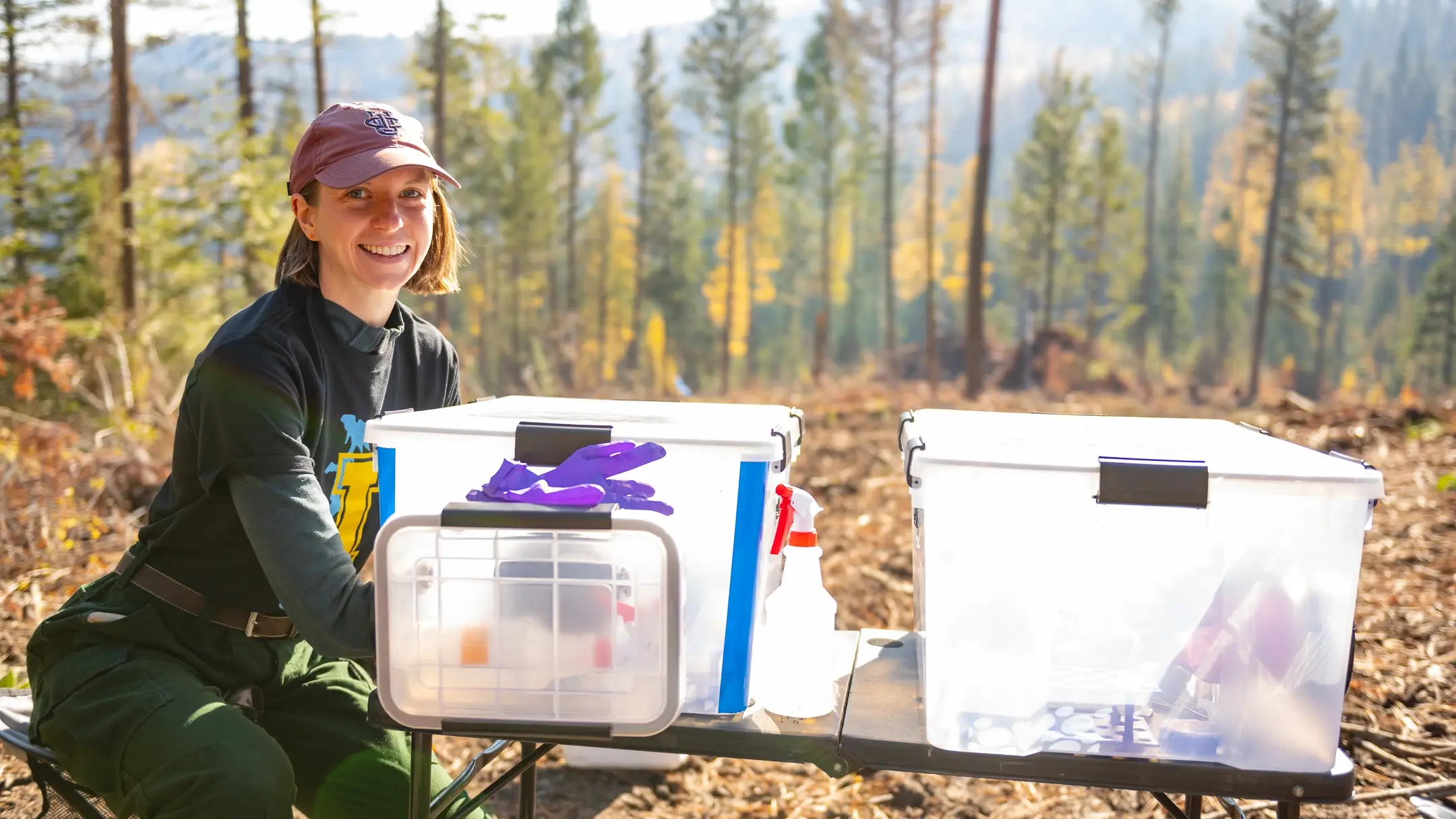 College of Natrual Resource University of Idaho Experimental Forest prescribed burn