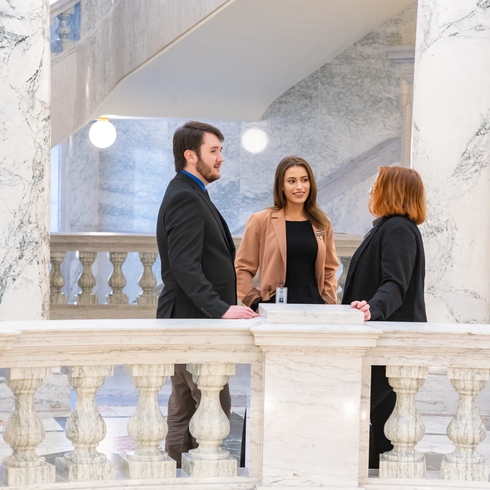 Students in Boise for a McClure Center Legislative Internship