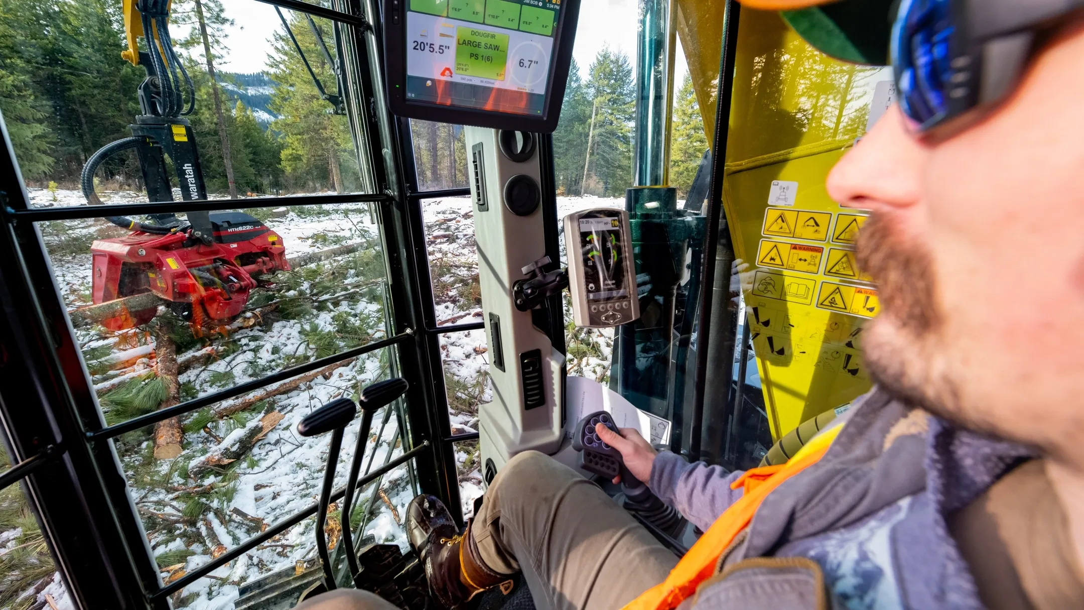 University of Idaho College of Natural Resources' Experimental Forest winter logging operation