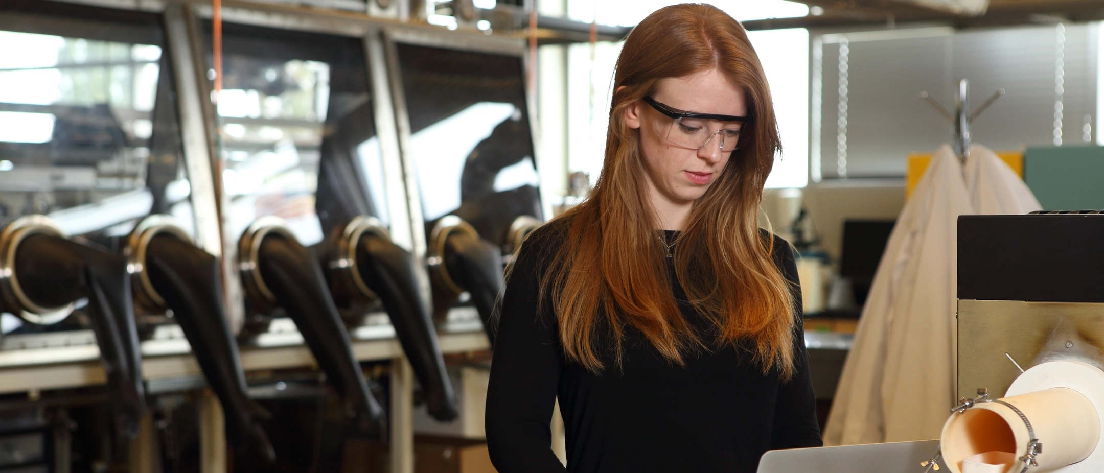 Portrait of Idaho Falls Doctoral nuclear engineering student Kelly Verner for Idaho Falls magazine feature and web feature