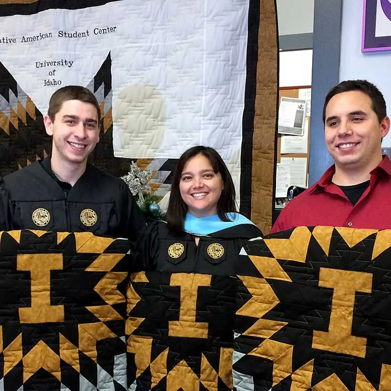 2014 Graduates: Heath Hewett, Kelly Hillman, and Dr. Zachary Penney