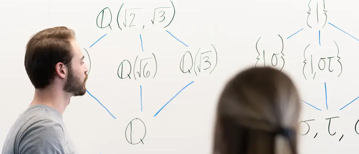 Stock photos of Mathematics students at the IRIC
