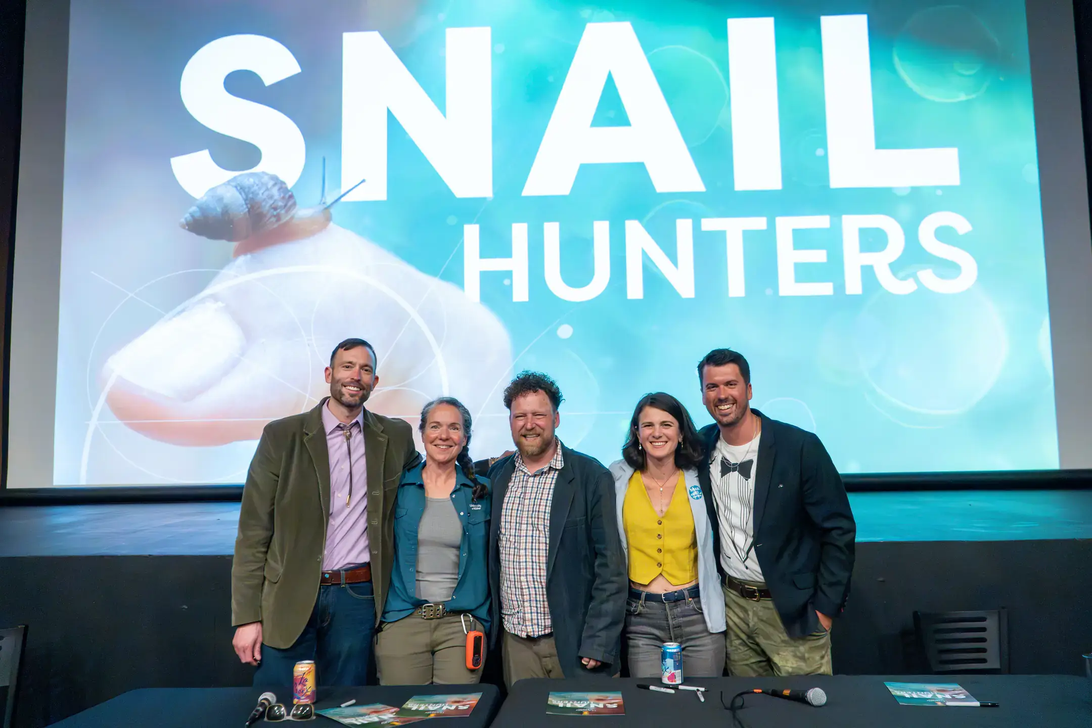 Premiere of the Snail Hunters documentary during the KINO Short Film Festival at the Kenworthy Performing Arts Centre in downtown Moscow, ID on April 26, 2025.