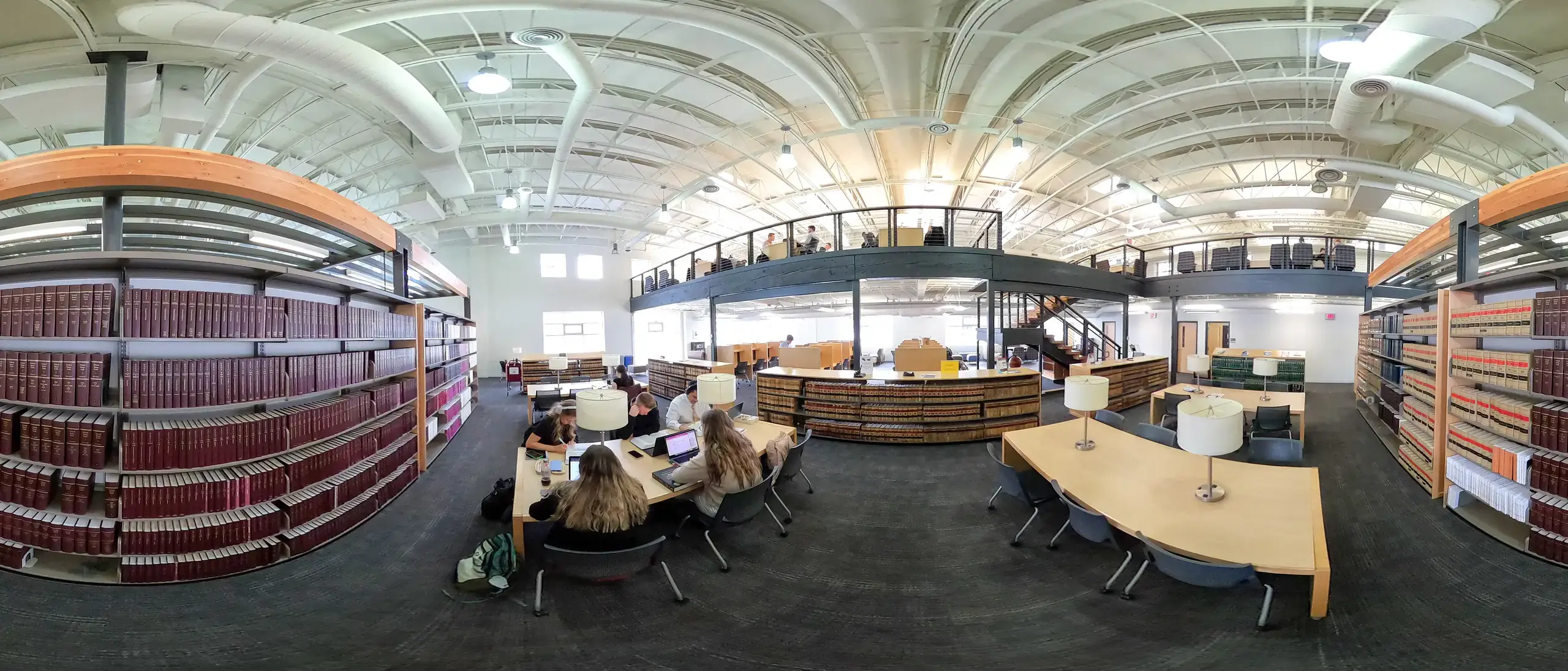 DCIM\100GOPRO\GSAA9760.JPG 360 images of the interior of the College of Law building.