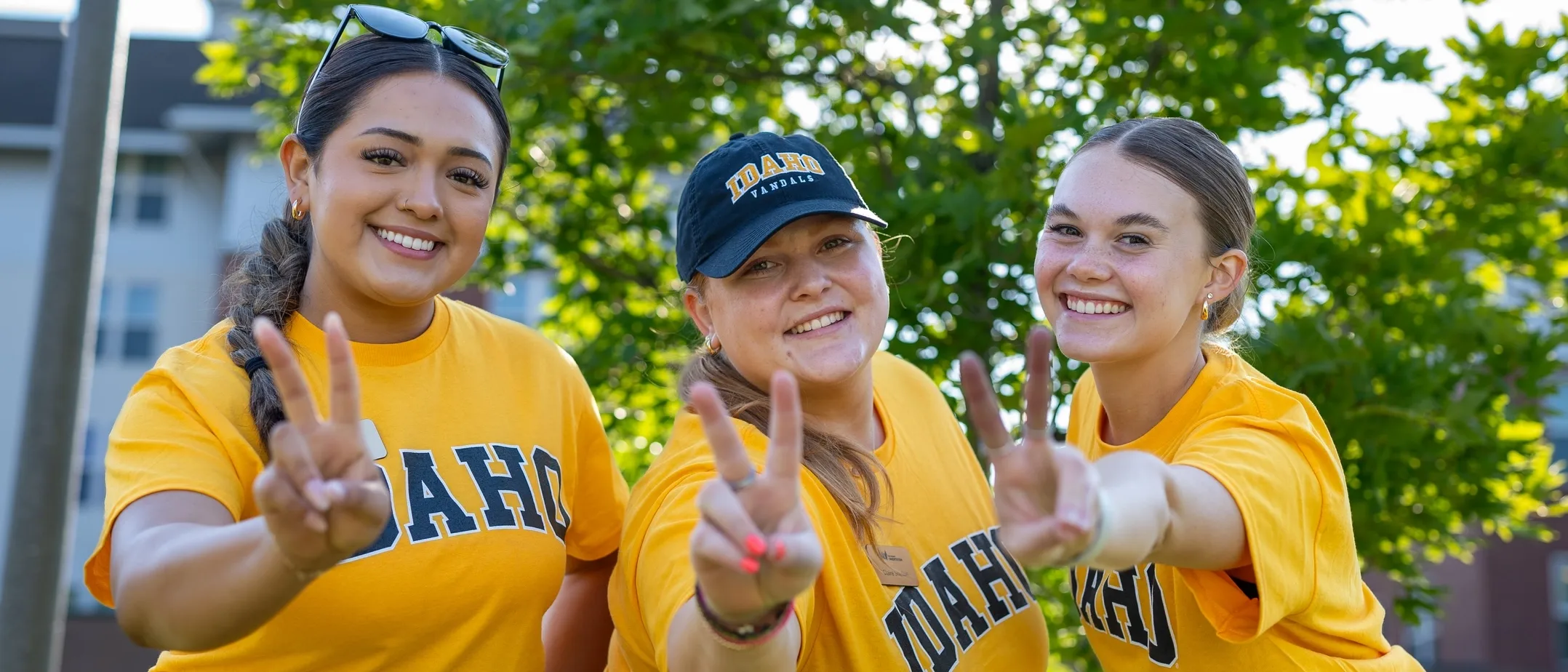 Highlights from check-in on the first day of orientation week: orientation leaders in action, welcoming and assisting families