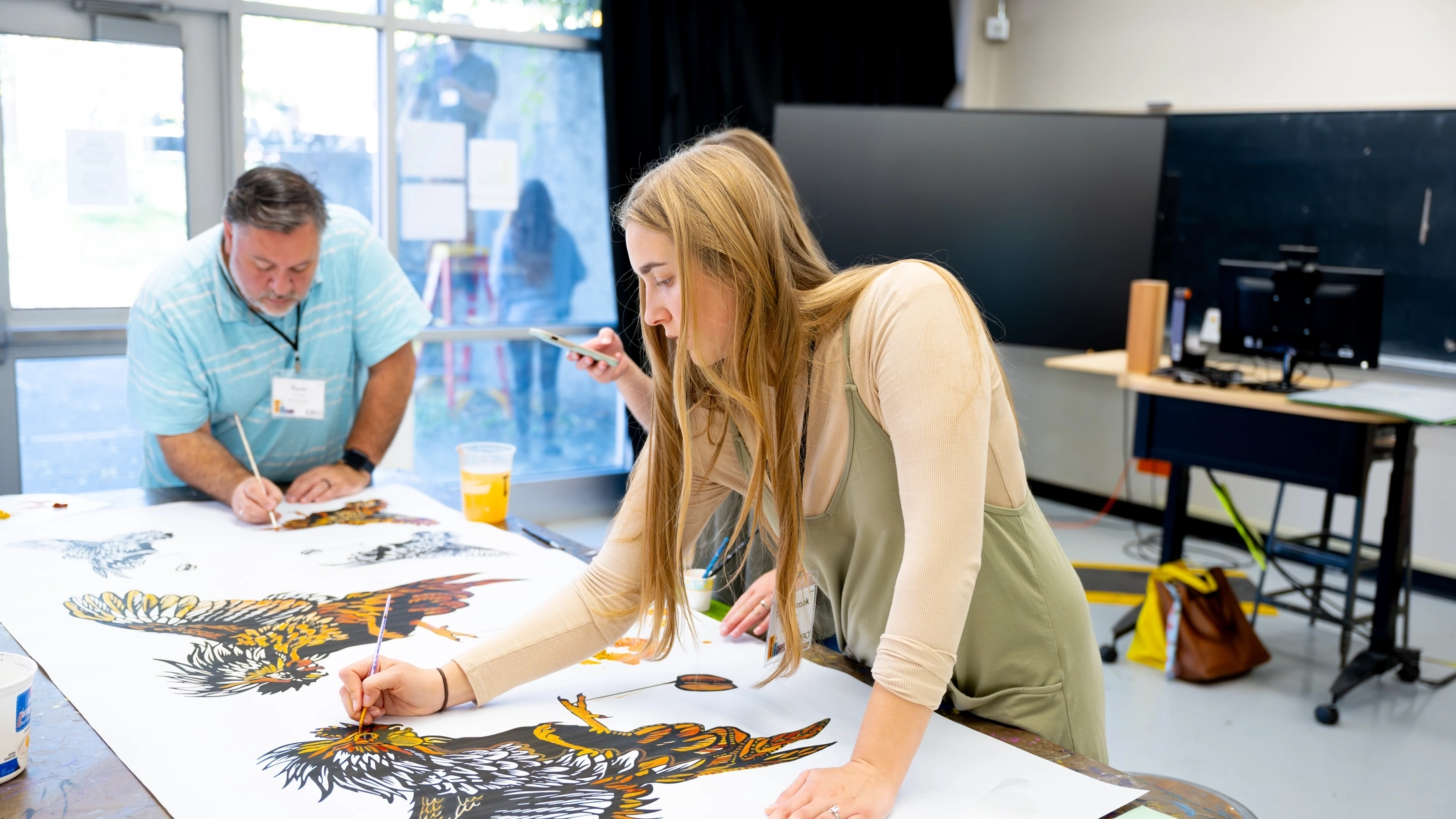 College of Art and Architecture IAEA conference Mural Collaboration workshop.