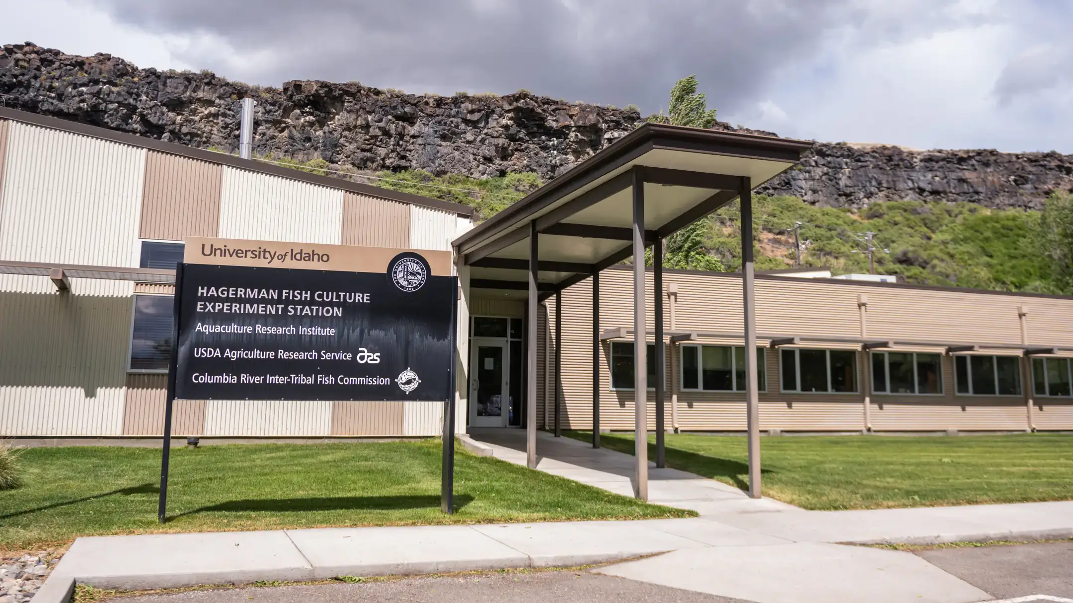 Front of the Hagerman Fish Culture Experiment Station