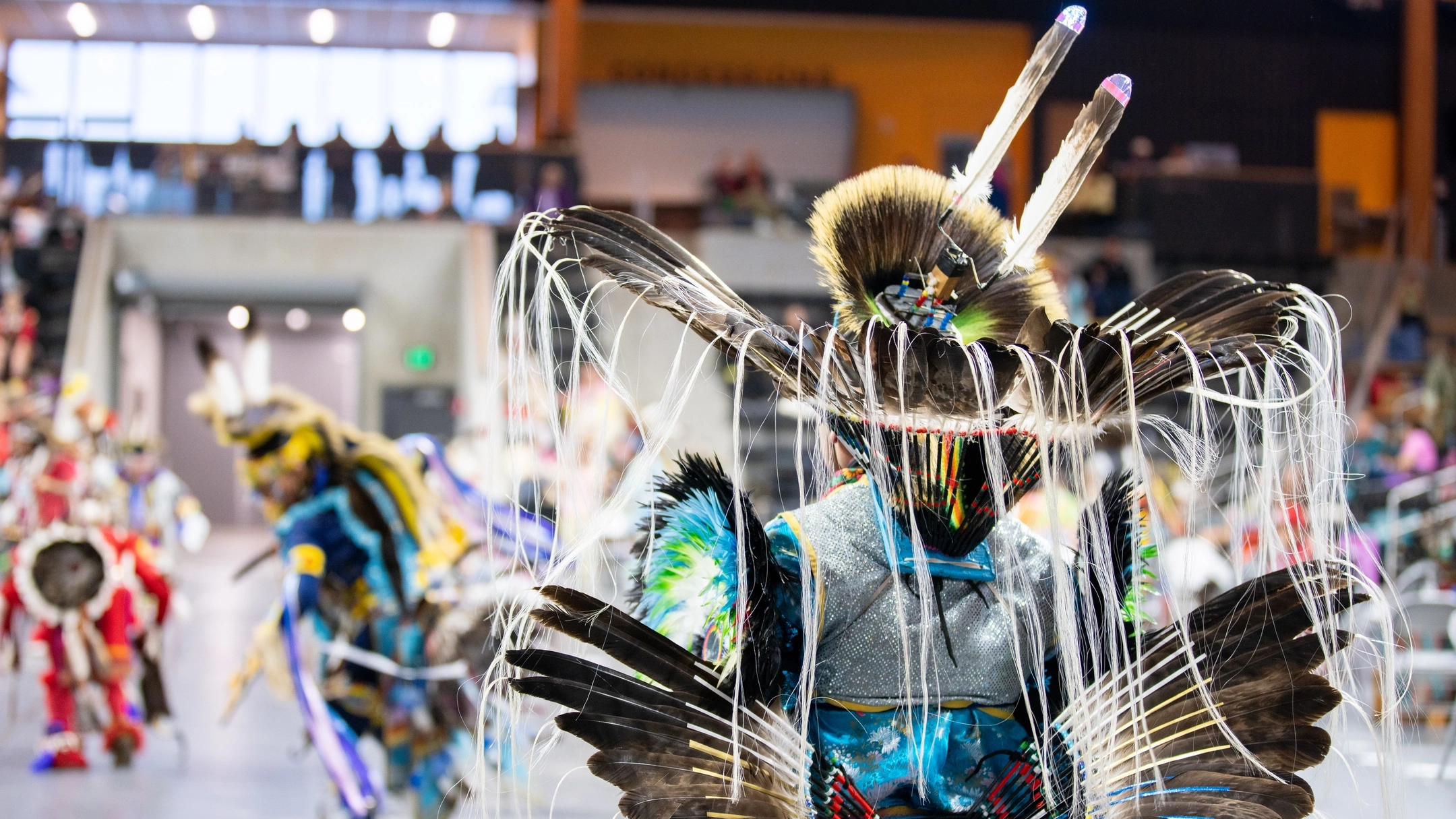 The Native American Student Center, in conjunction with the Native American Student Association and the University of Idaho, hosts the Tutxinmepu Powwow 2023 in the ICCU Arena.