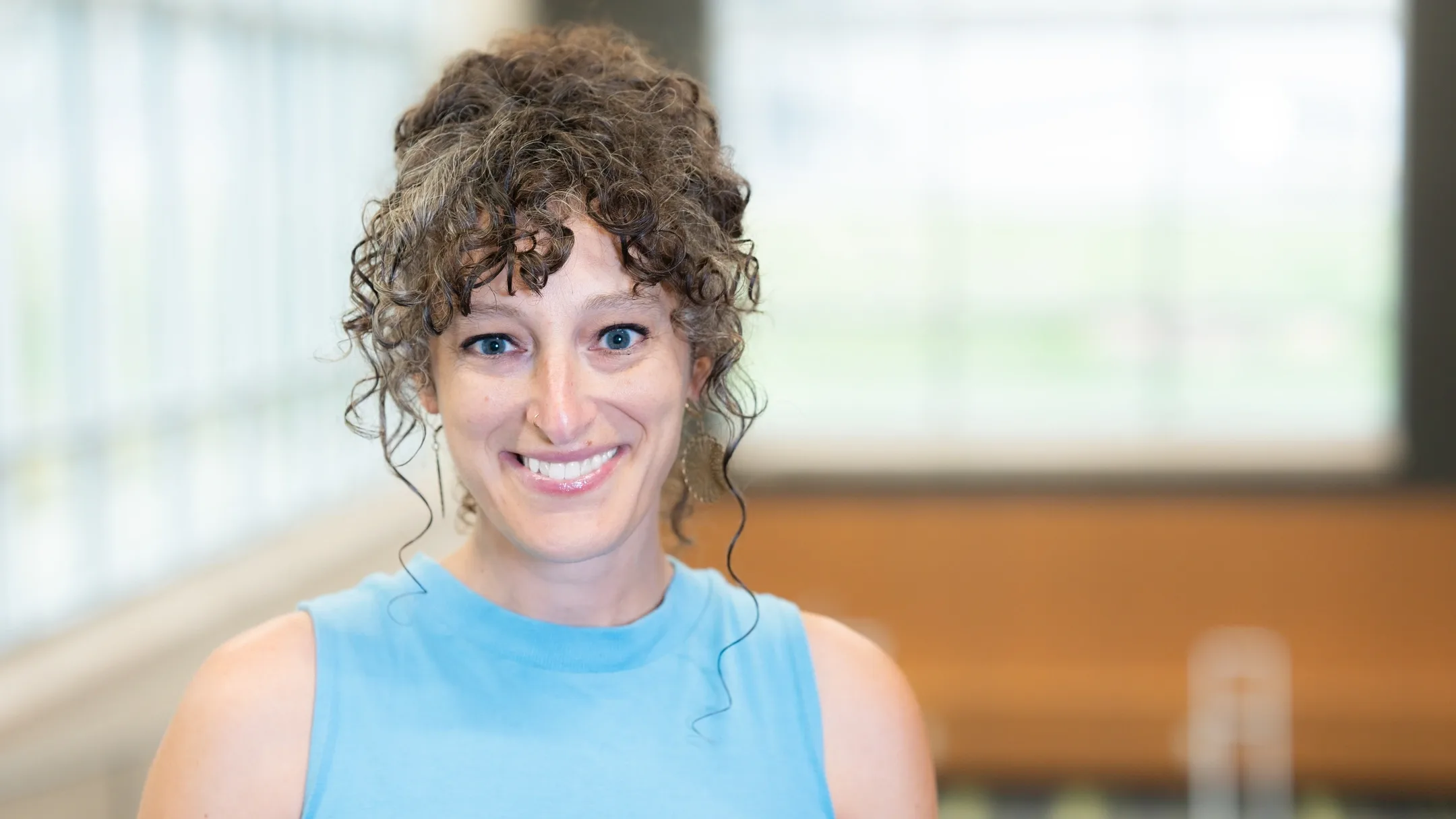 Portrait of Professor in the Department of English at the University of Idaho, Erin James.
