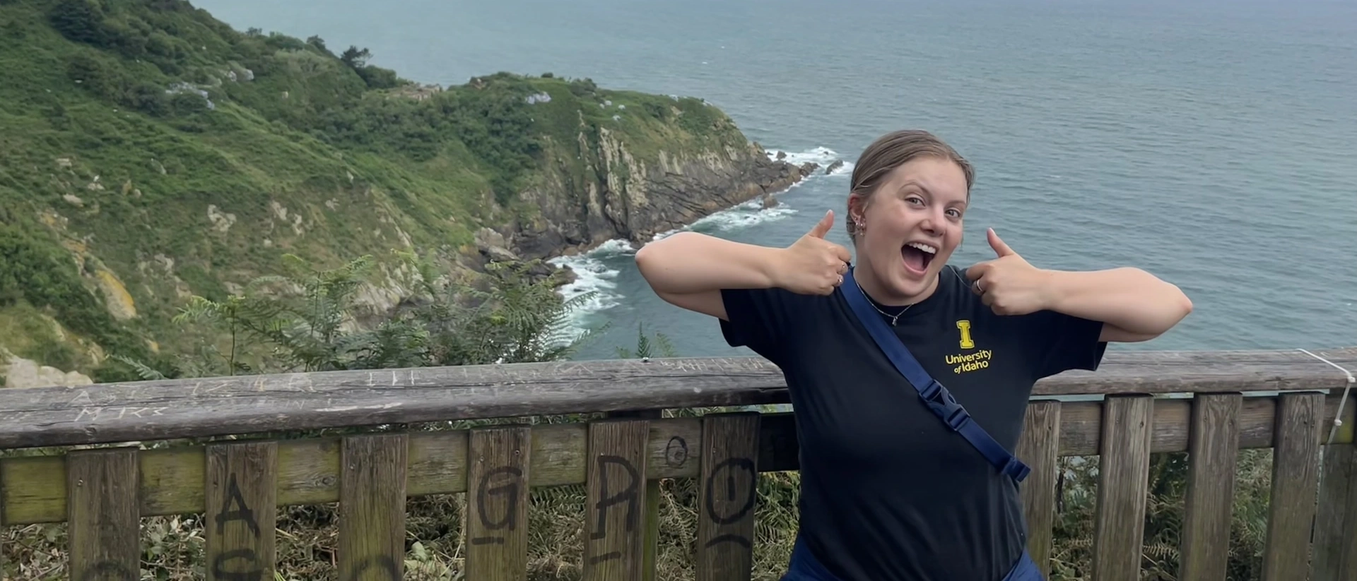 Entries in the International Programs Office annual Education Abroad Photo Contest. Photo contributed by McKinley Kirk in the Vandal Pride category.