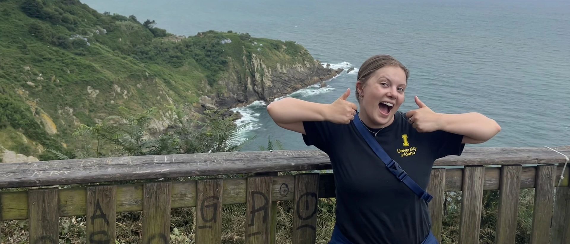 Entries in the International Programs Office annual Education Abroad Photo Contest. Photo contributed by McKinley Kirk in the Vandal Pride category.