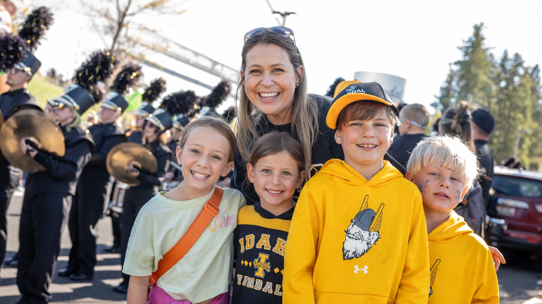 Homecoming 2024 tailgate party on the ICCU Plaza.