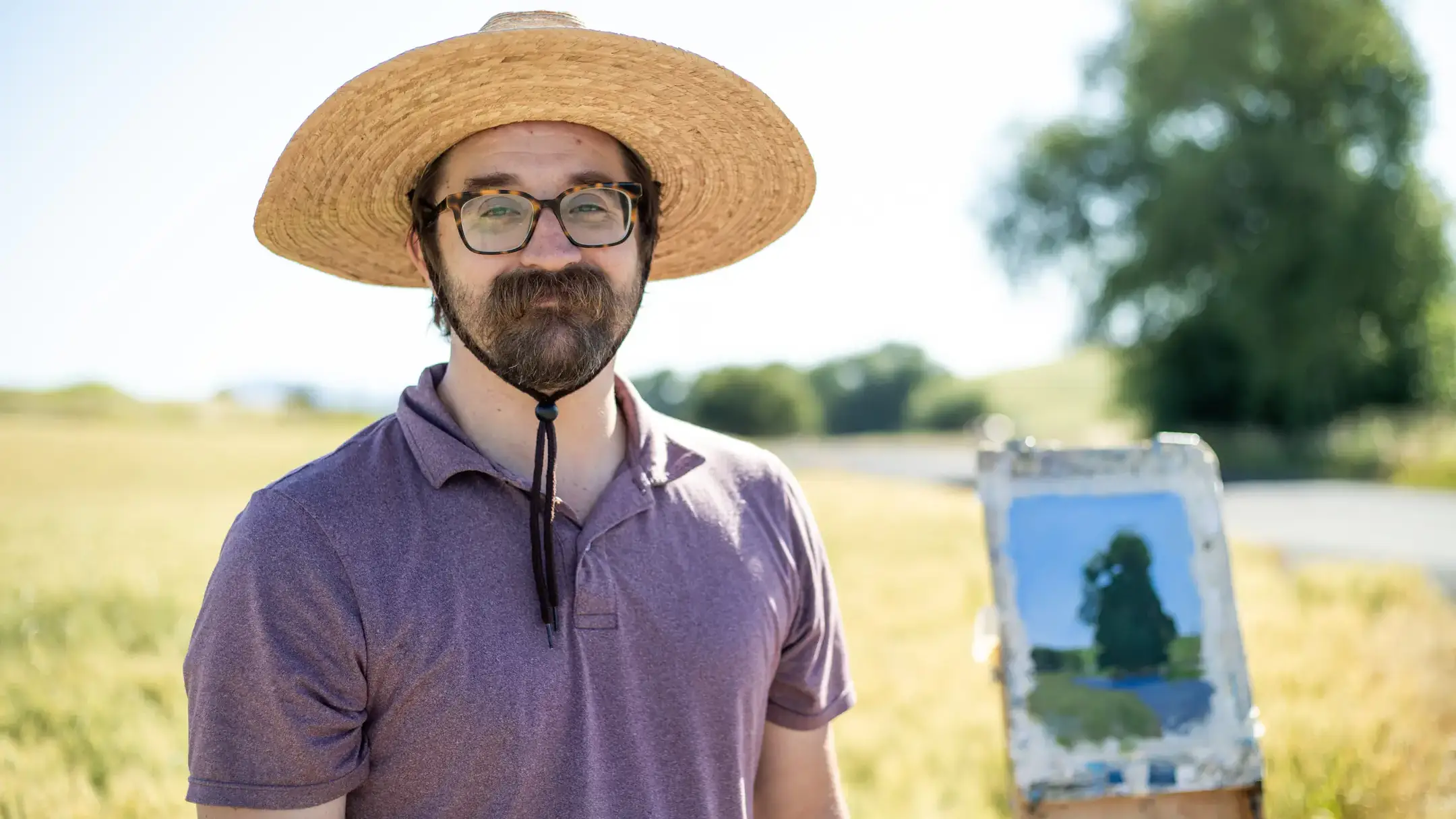 College of  Art and Architecure assistant professor painting plein air