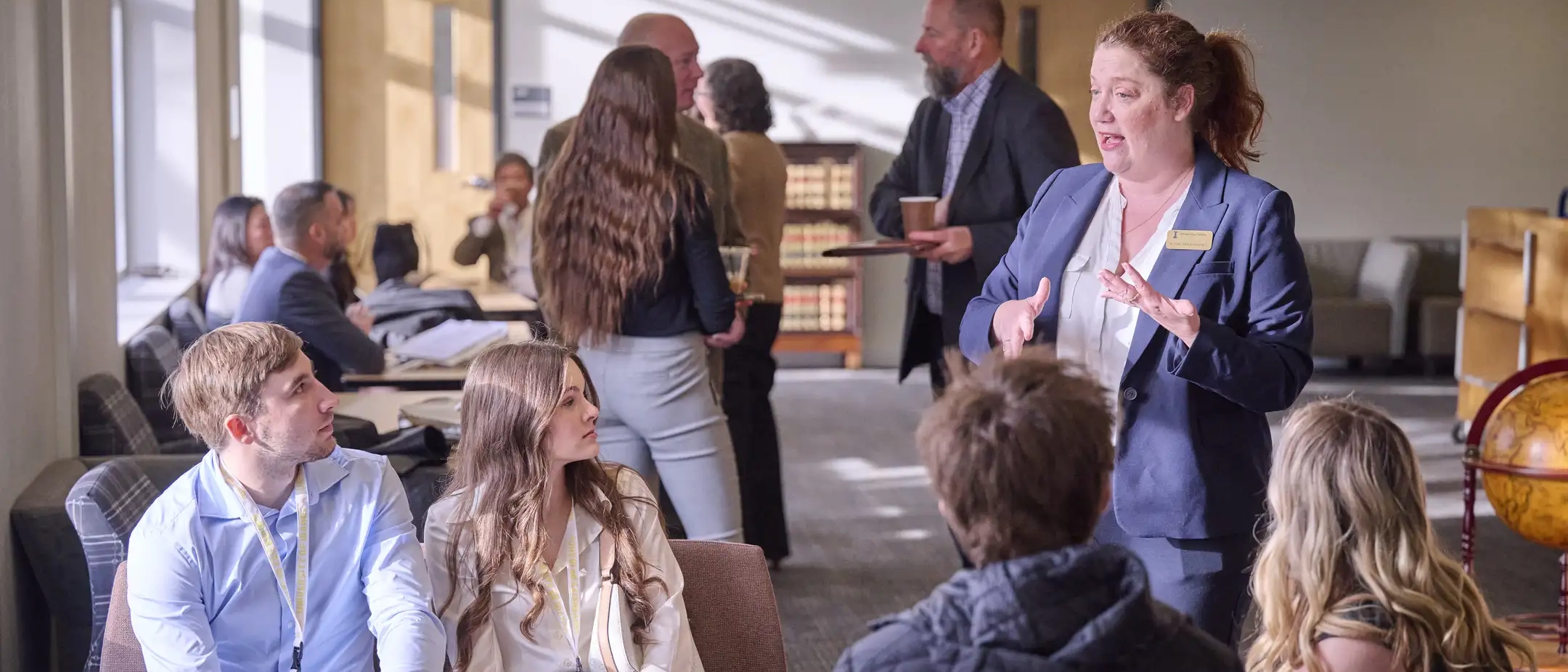 The College of Law’s annual Admitted Student Day is held in the Front Street Building at the Ӱֱ’s campus in Boise, ID March 21, 2025.