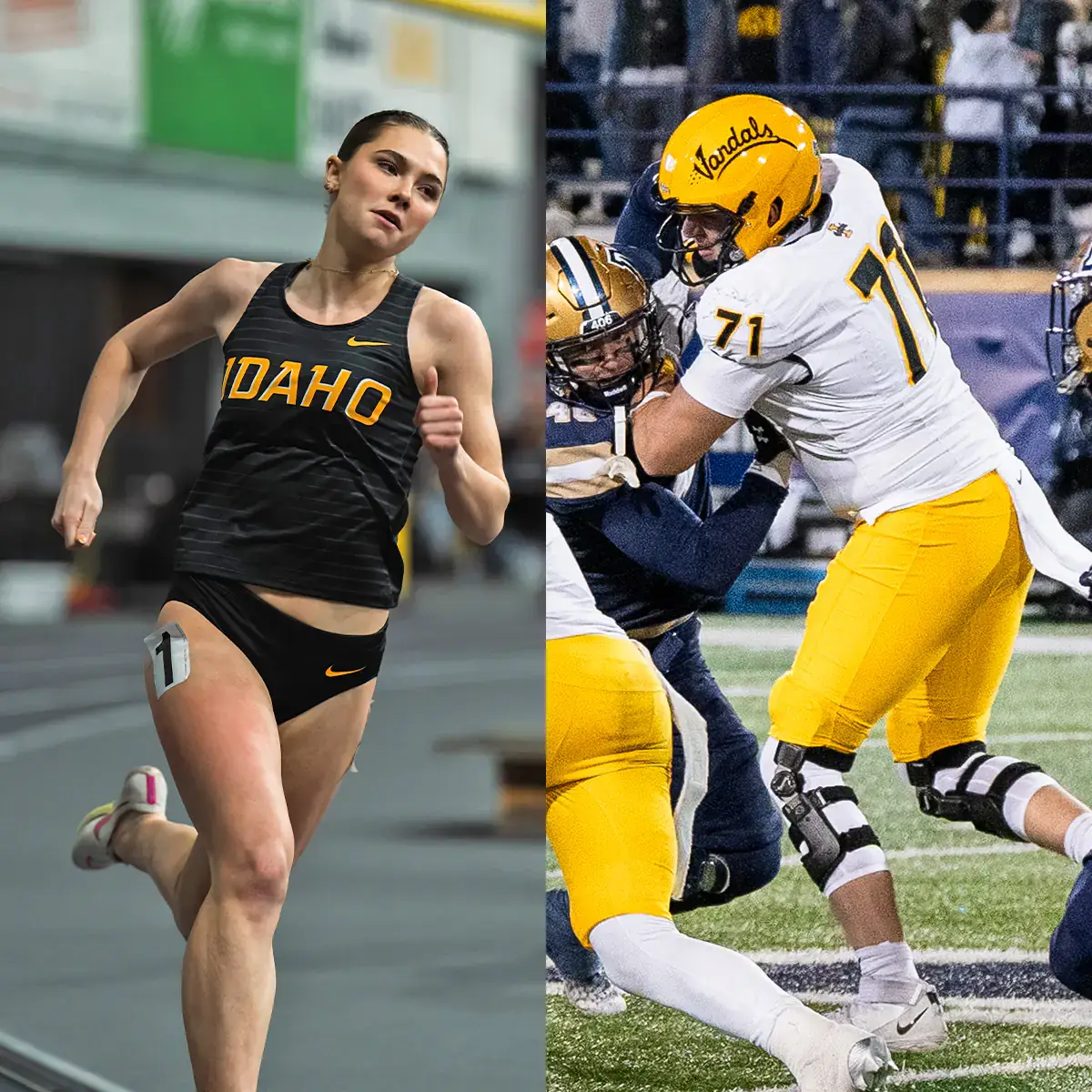 Two U of I student athletes who are from the Tri-cities, Washington