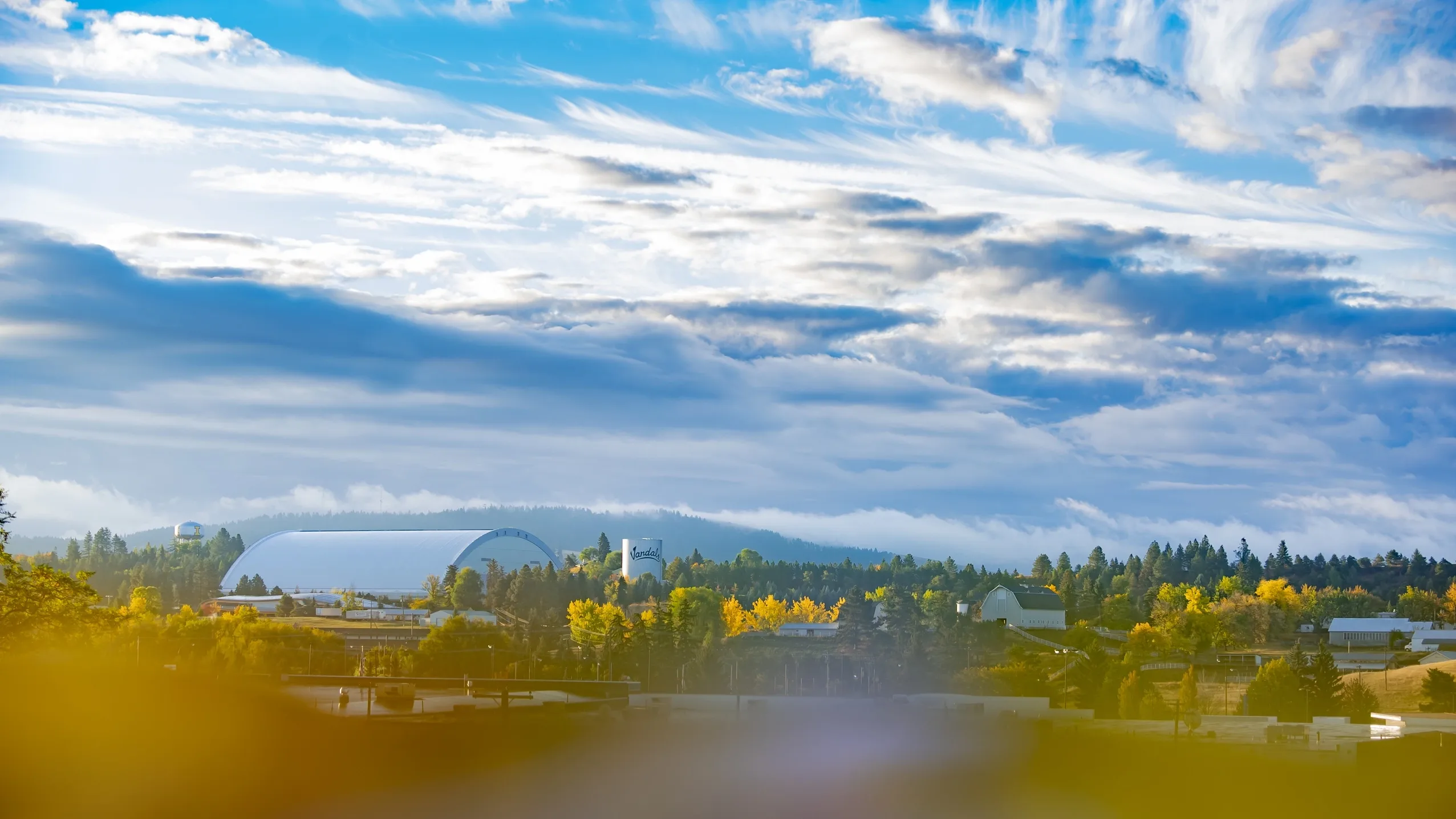 Palouse hills scenery in the fall